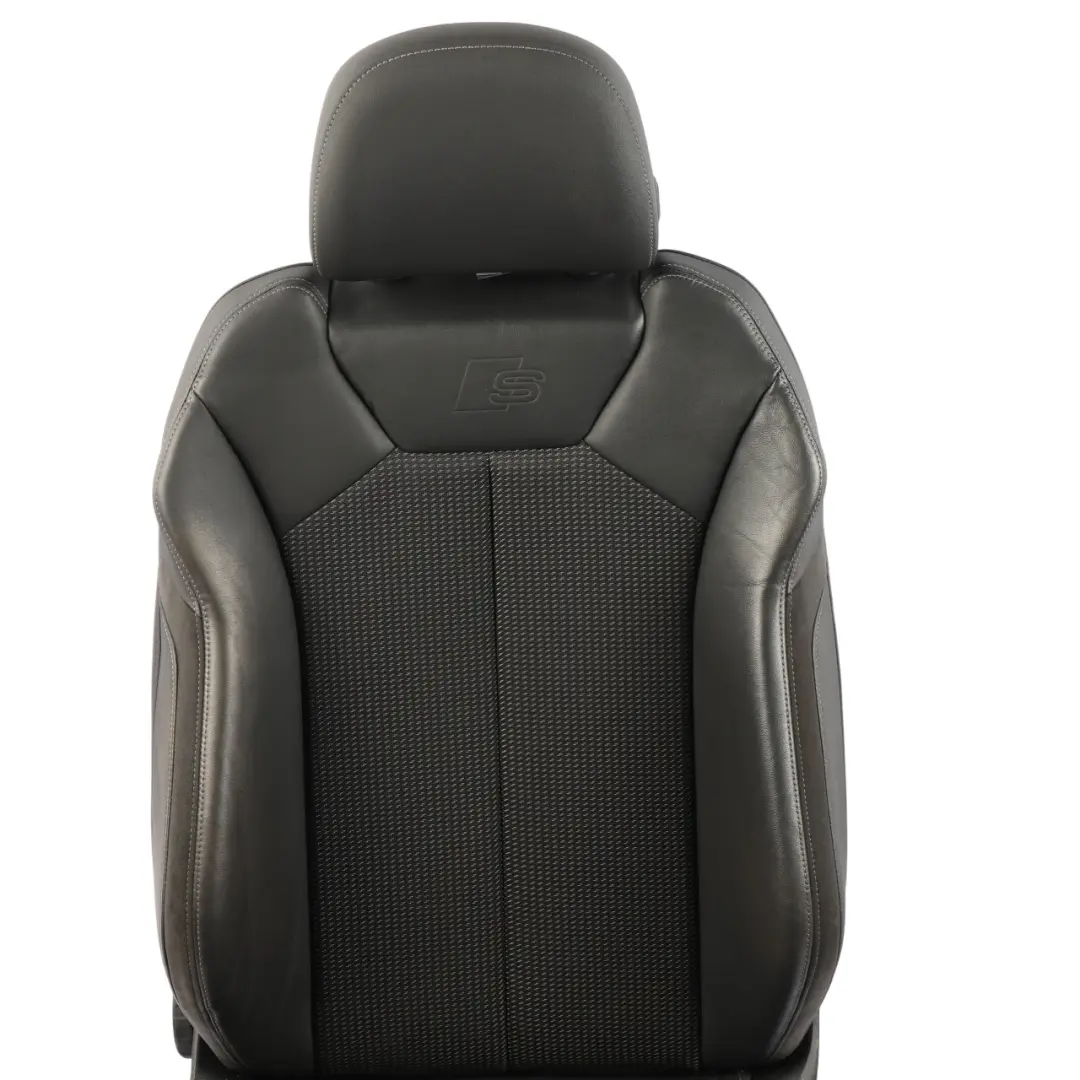 Front Seat Sport Heated Leather Cloth Soul Black Right O/S to Audi Q3 F3 S-Line with Part number 83A881806E Audi Q3 F3 S-Line Front Seat Sport Heated Leather Cloth Soul Black Right O/S - SKU 83A881806E-1 - Part number 83A881806E