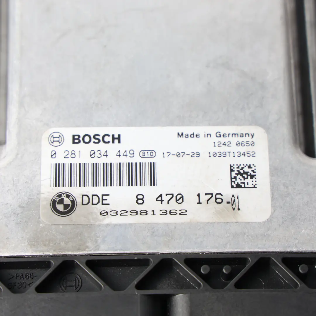 BMW F30 F31 LCI 320Dx B47 190HP Sterownik Silnika DDE Automat - SKU 8470176-6 - Numer Części 8470176