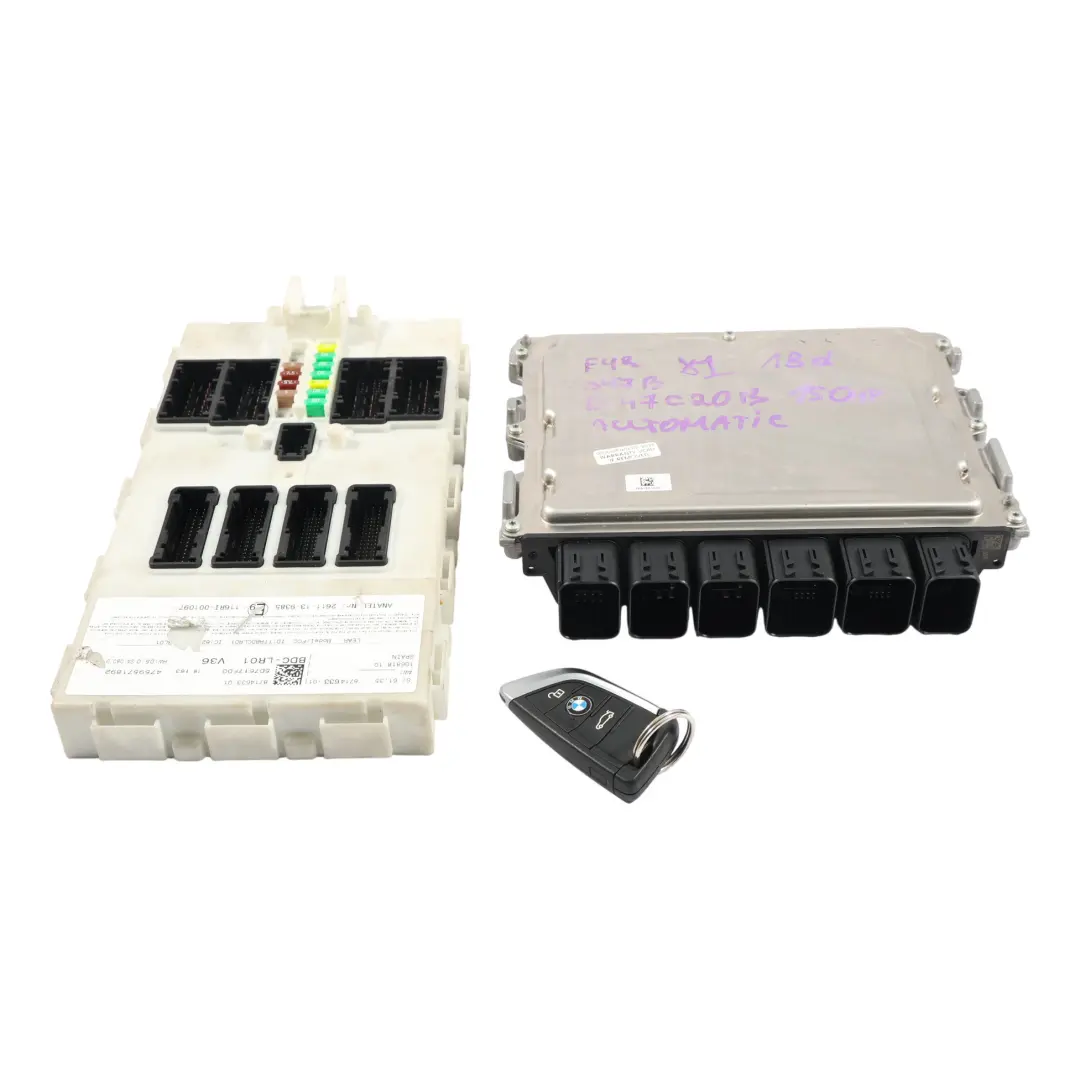 B47B 150HP Diesel Engine Control ECU Kit 8472346 Automatic to BMW X1 F48 sDrive 18d with Part number 8595429 BMW X1 F48 sDrive 18d B47B 150HP Diesel Engine Control ECU Kit 8472346 Automatic - SKU 8472346-1 - Part number 8595429