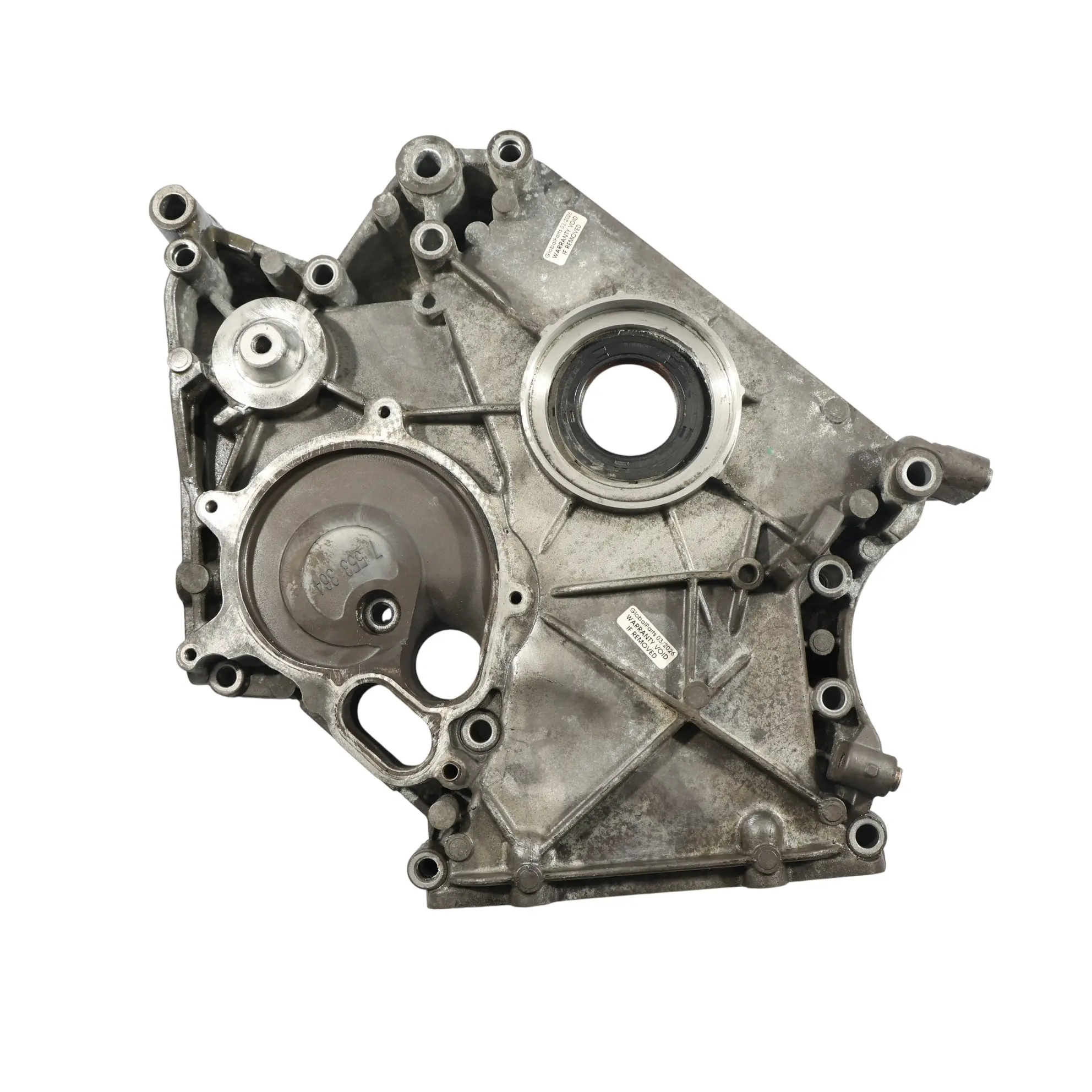 BMW F10 M5 F13 M6 S63N Motor Steuerkasten Kettenkasten Abdeck unten 7553364