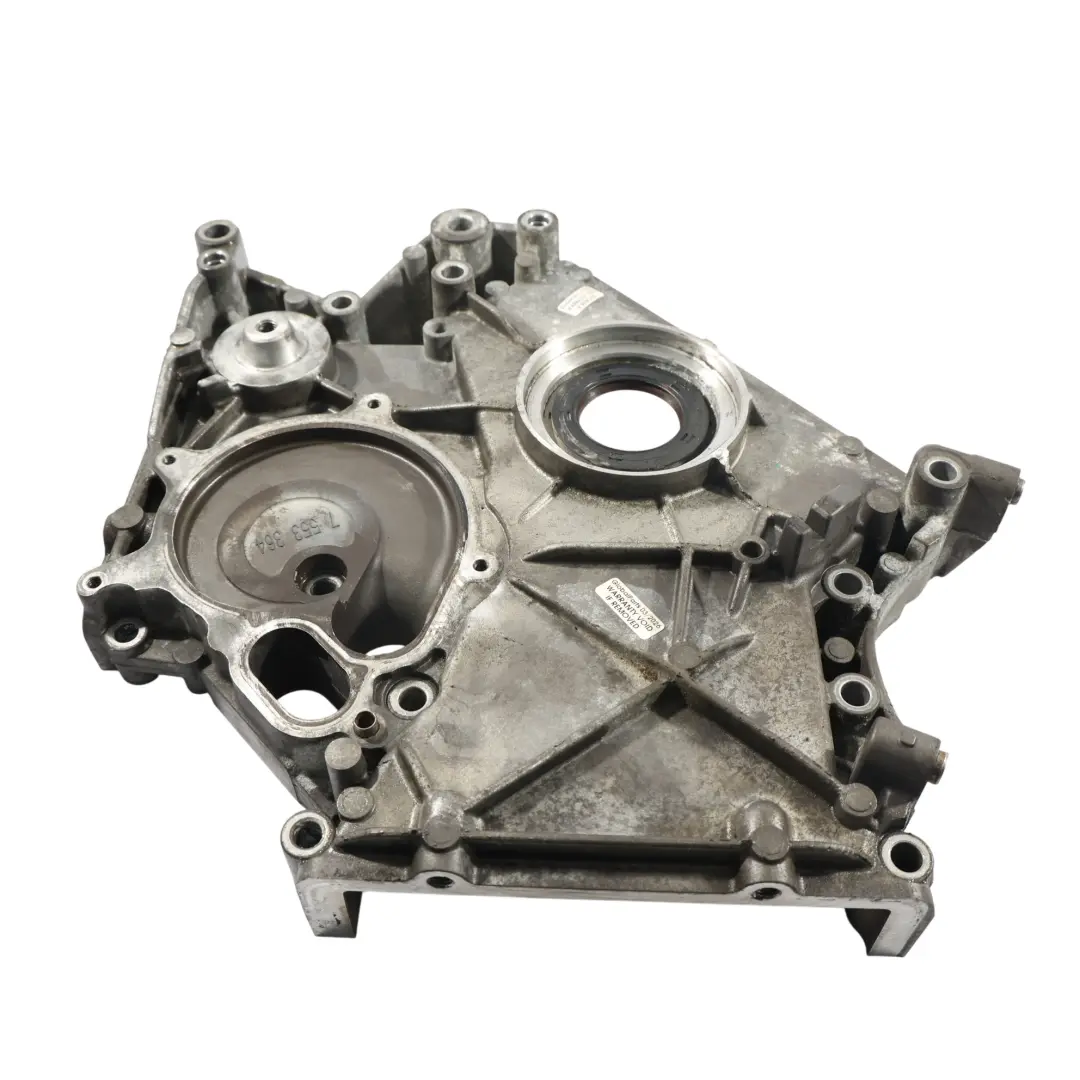 S63N Motore Cassa distribuzione Scatola catena Piastra 7553364 per BMW F10 M5 F13 M6 con numero di parte 8483795 BMW F10 M5 F13 M6 S63N Motore Cassa distribuzione Scatola catena Piastra 7553364 - SKU 8483795 - Numero di parte 8483795