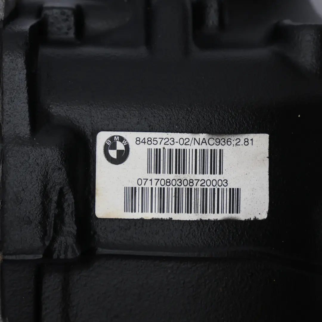 BMW F30 F31 F32 F36 Dyferencjał Dyfer Tylny Tył I=2,81 - SKU 8485723-1 - Numer Części 8485723