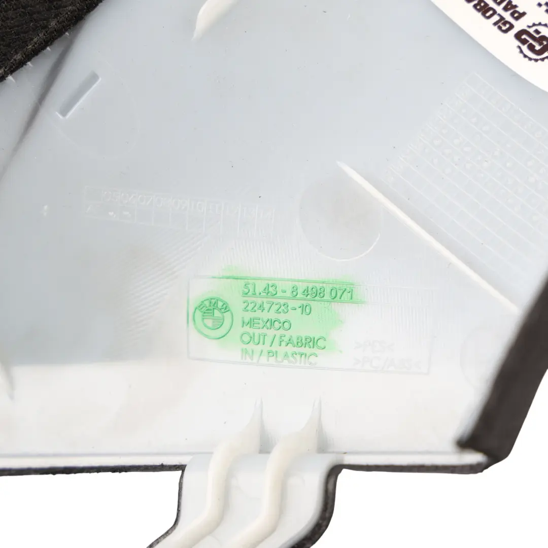 BMW G20 Column Cover A-Pillar Trim Strip Front Left N/S Anthracite - SKU 8498071 - Part number 8498071