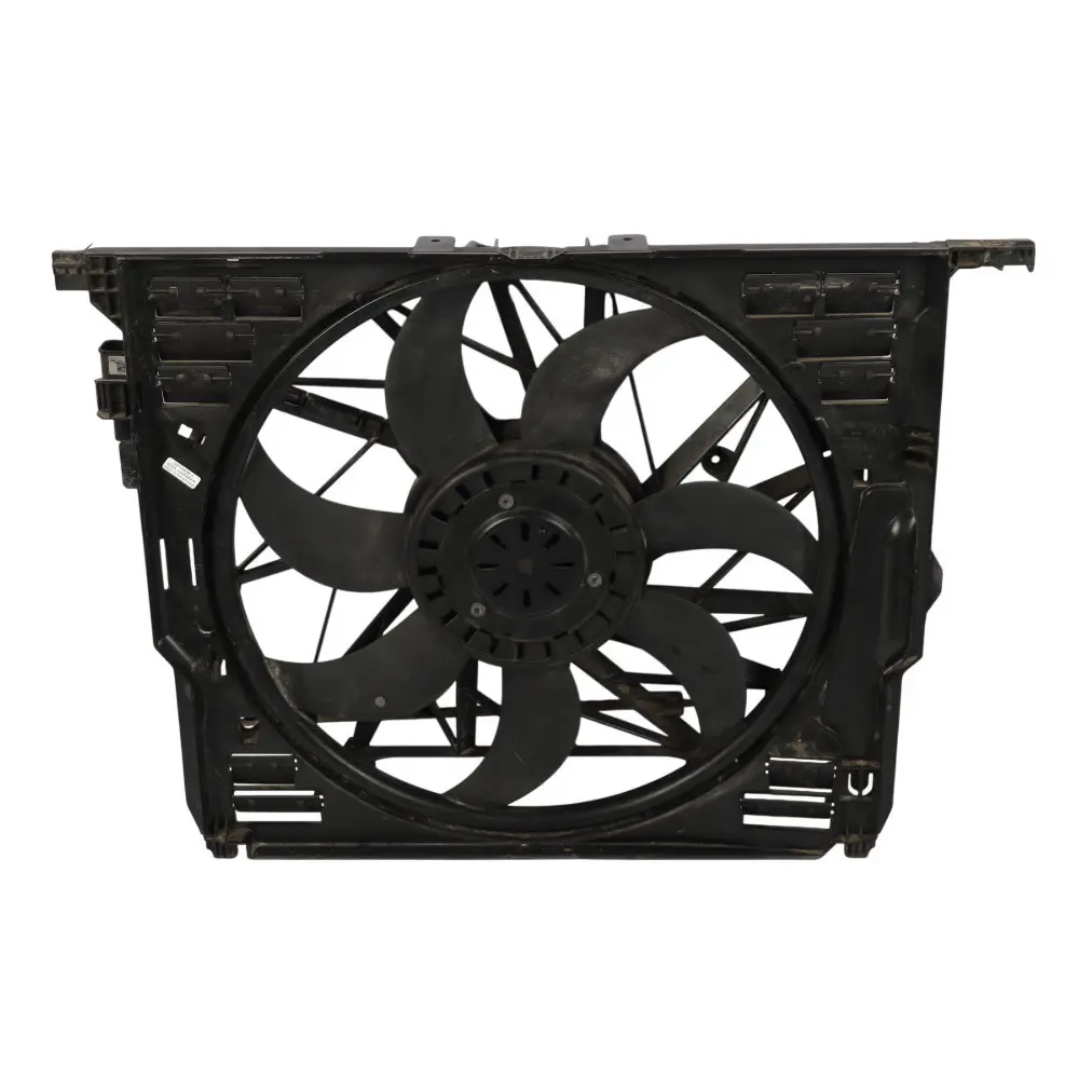 BMW F01 F02 F10 F11 Engine Cooling Radiator Fan Shroud 400W 7575682 - SKU 8509740-5 - Part number 8509740