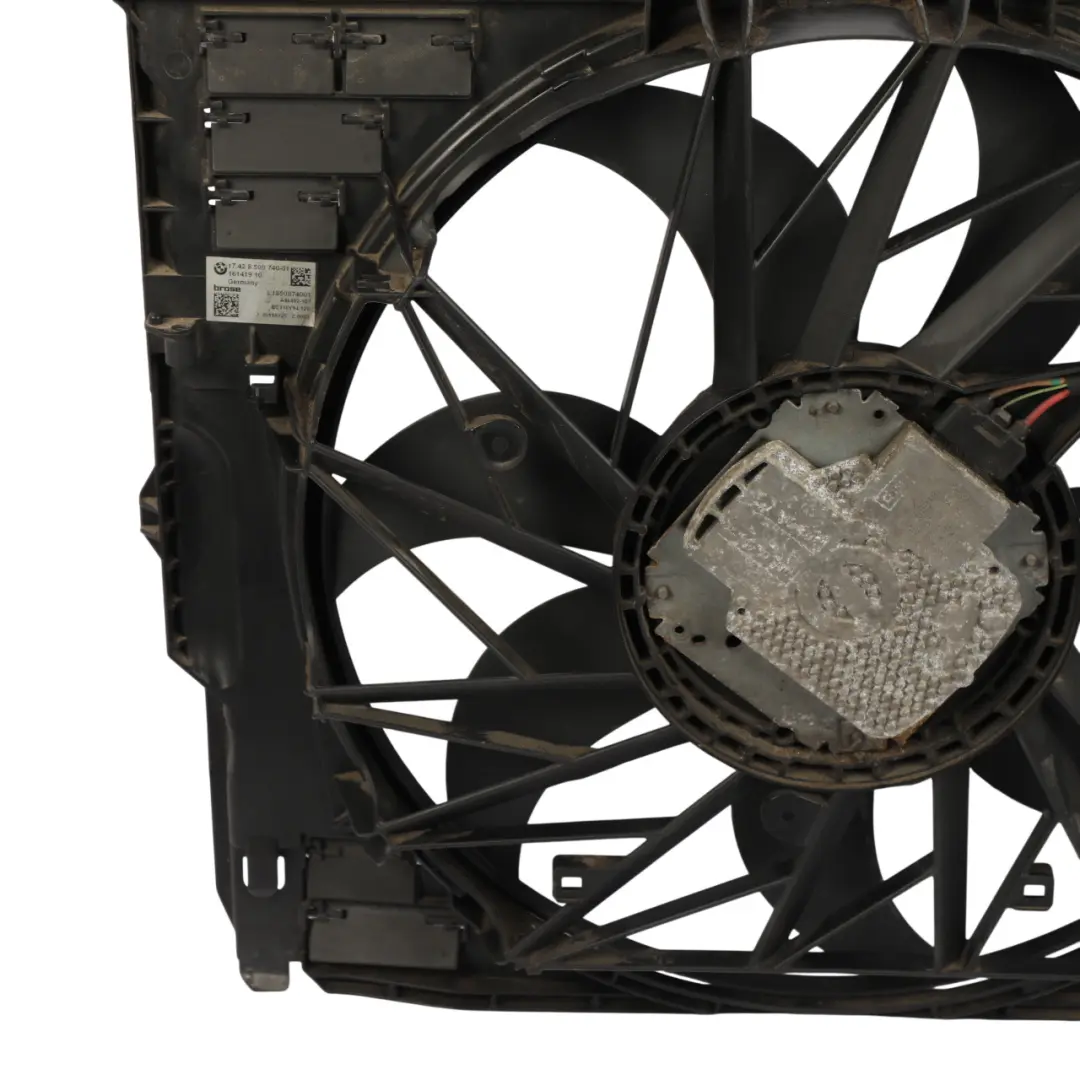 BMW F01 F02 F10 F11 Engine Cooling Radiator Fan Shroud 400W 7575682 - SKU 8509740-5 - Part number 8509740