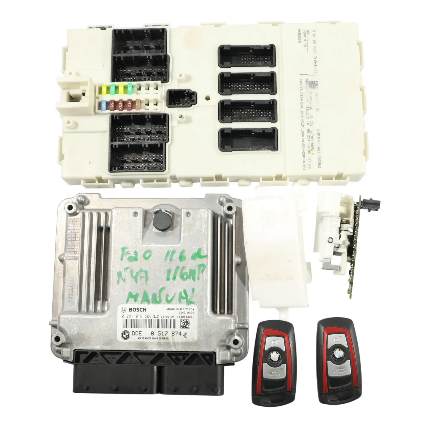 BMW F20 F21 F30 116D 316D N47N 116HP Motor Controllo ECU DDE Kit 8517874 Manuale