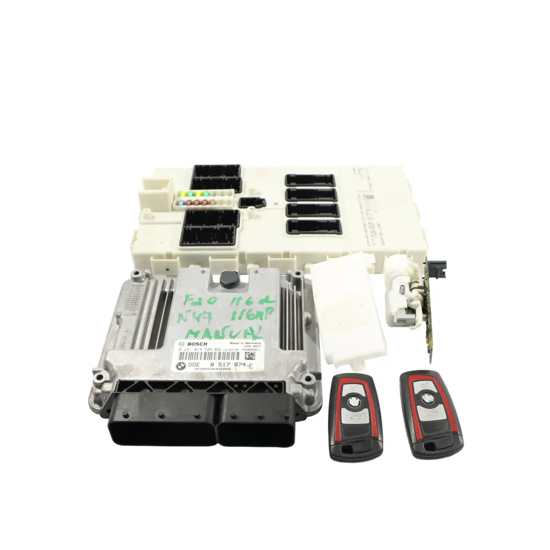 N47N 116HP Motor Control ECU DDE Kit Manual para BMW F20 F21 F30 116D 316D con número de pieza 8517874 BMW F20 F21 F30 116D 316D N47N 116HP Motor Control ECU DDE Kit Manual - SKU 8517874-12 - Número de pieza 8517874