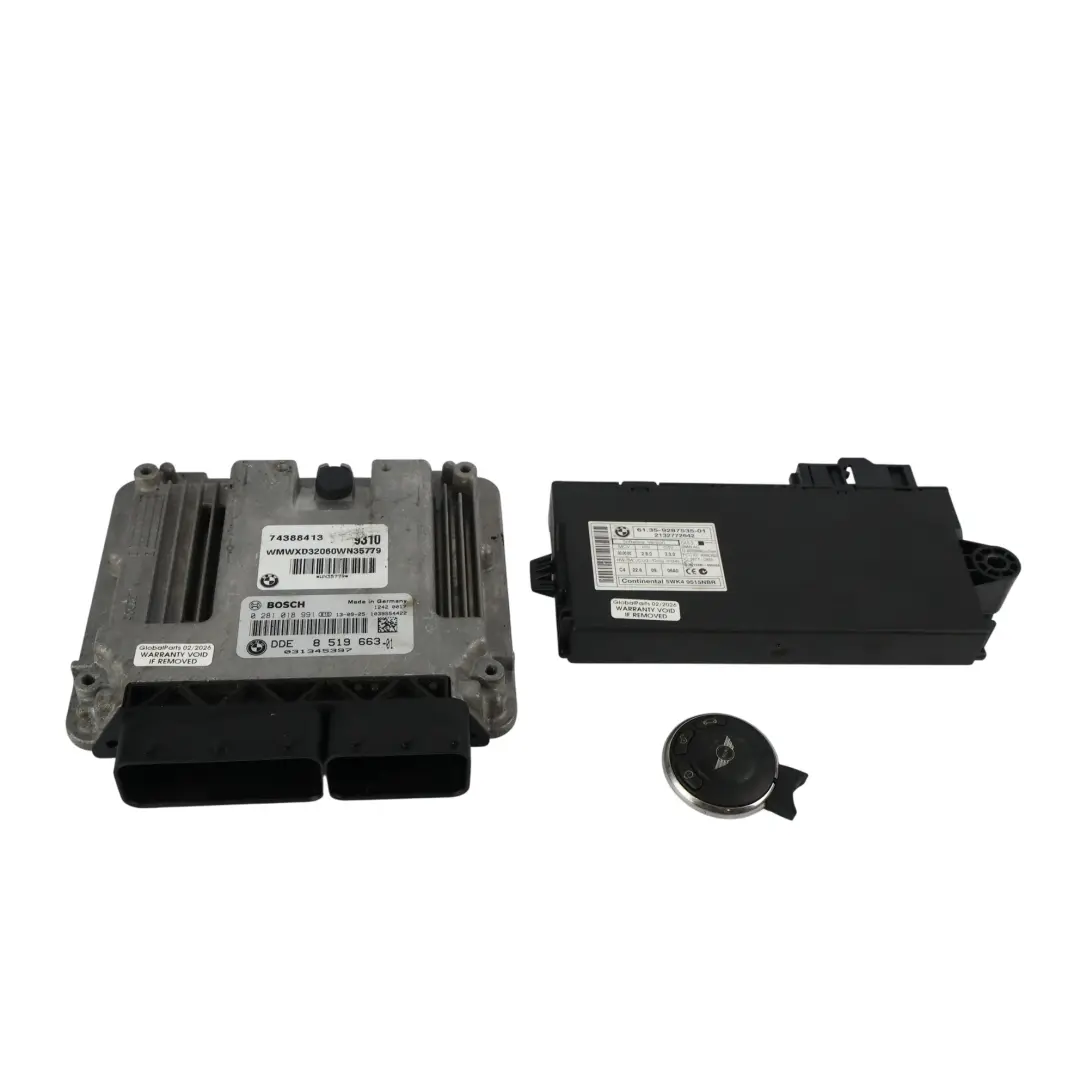 Mini Cooper SD R56 LCI N47N 143CH Kit Calculateur Moteur DDE Automatique - SKU 8519663-1 - Numéro de pièce 8519663