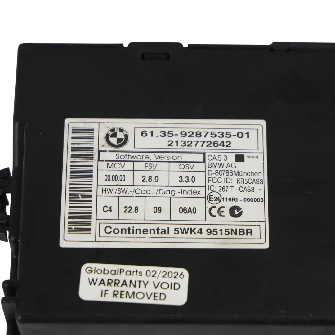 Mini Cooper SD R56 LCI N47N 143CV Kit ECU Motore Diesel DDE Automatico - SKU 8519663-1 - Numero di parte 8519663