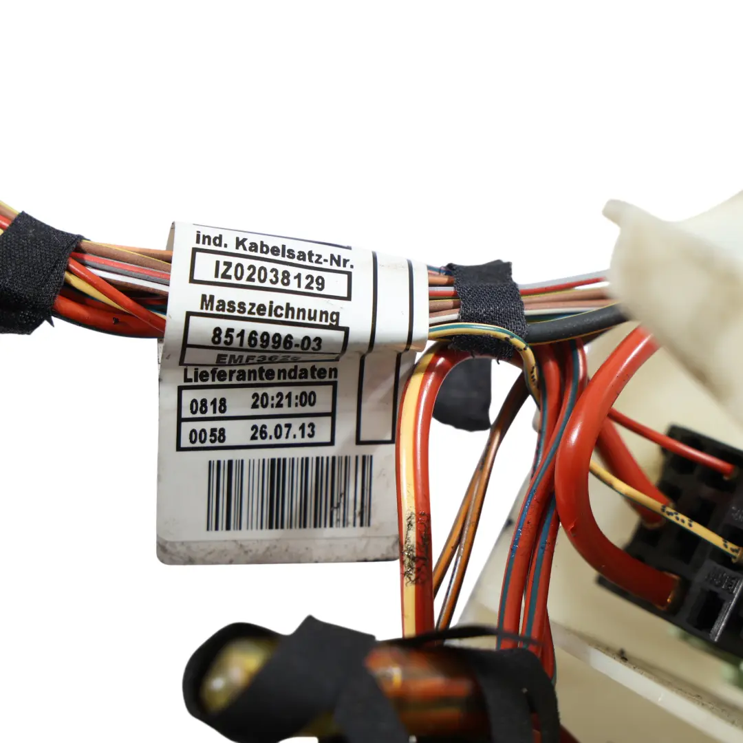 BMW X3 F25 Motore Cablaggio Start/Stop Manuale Cambio Modulo Cavo - SKU 8570059 - Numero di parte 8570059