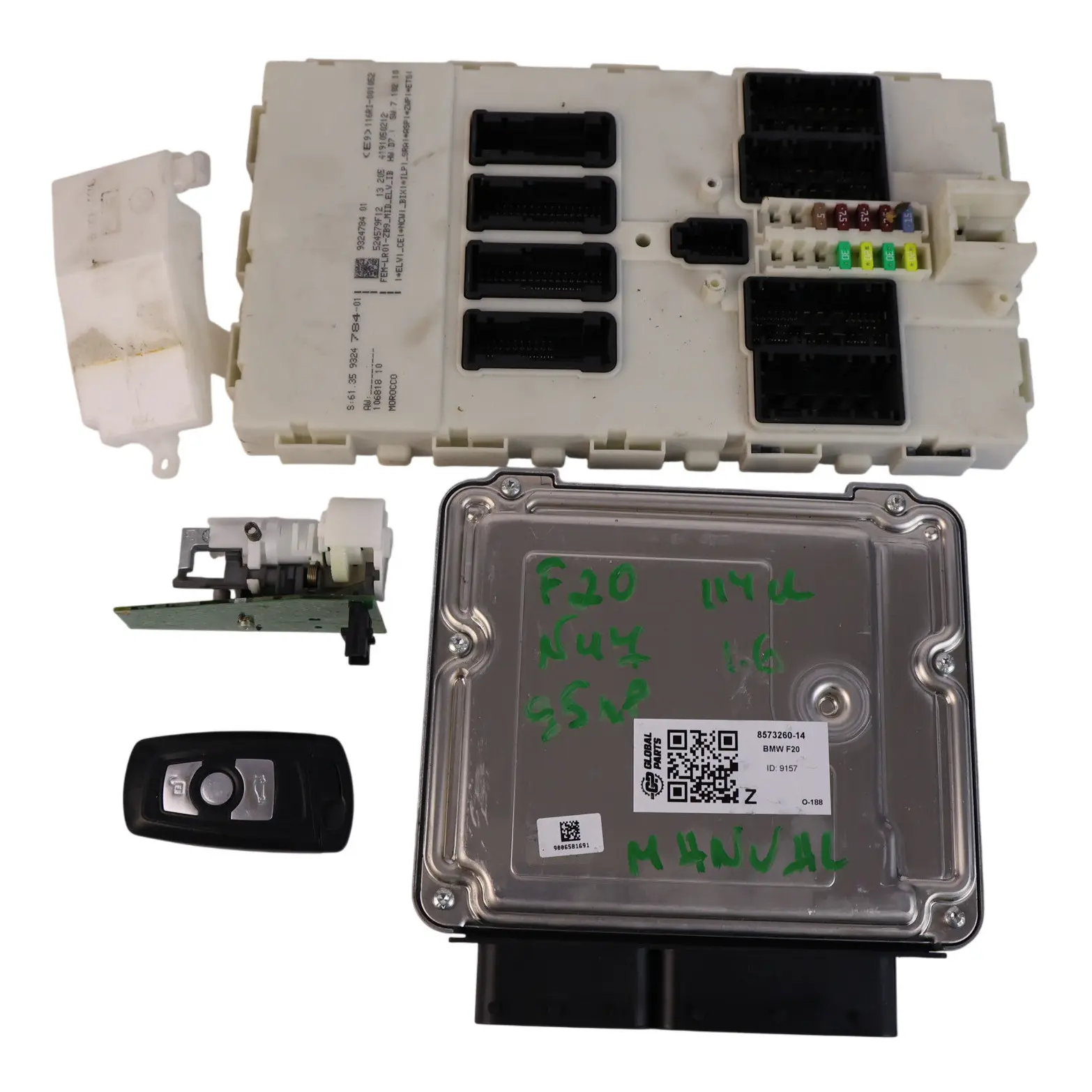 BMW F20 F21 114D Diesel N47N 95HP Motore ECU Kit DDE 8573260 Manuale