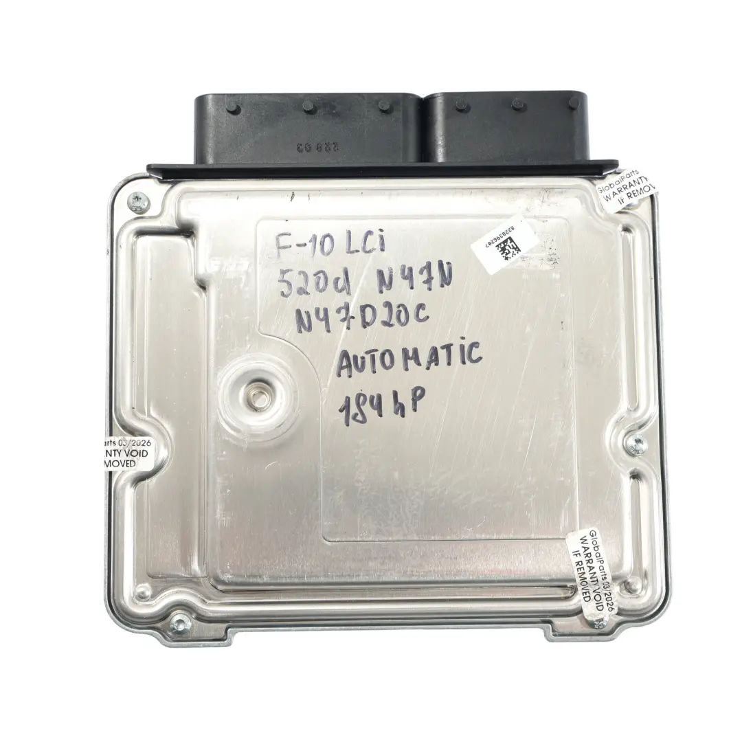 BMW F10 520D N47N 184CH Calculateur Moteur DDE Boîte Automatique - SKU 8574380-1 - Numéro de pièce 8574380