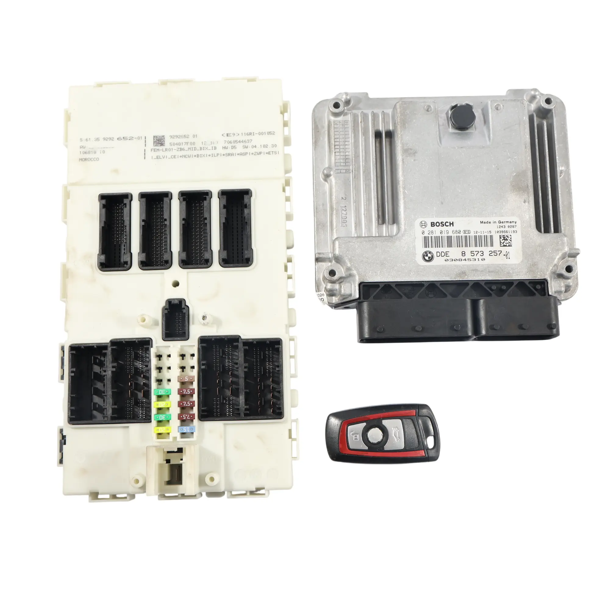 BMW F20 F21 Motor Steuergerät Diesel N47N 184HP ECU DDE Set 8517862 Automatik
