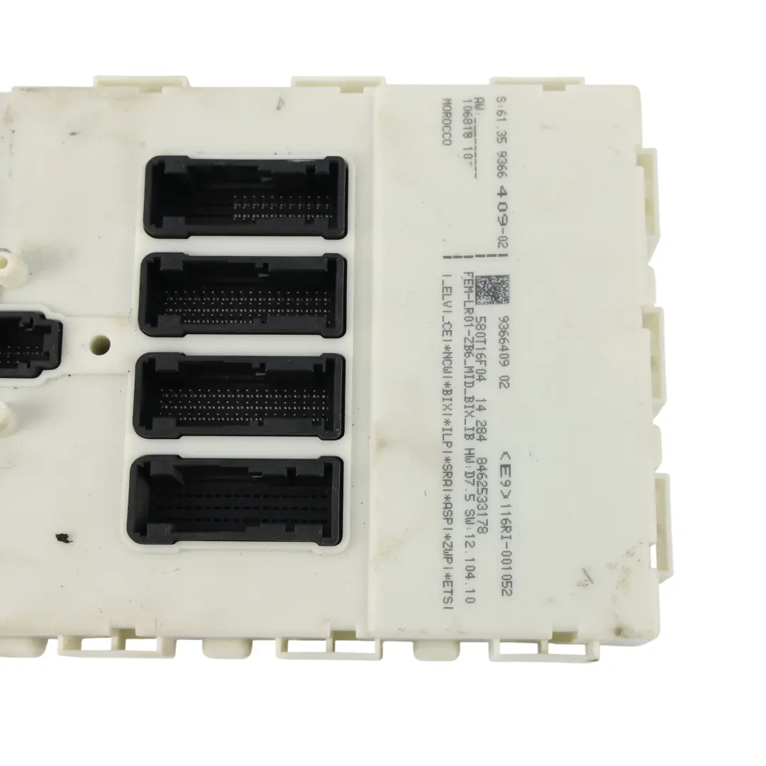 BMW F20 F30 F31 118d 318d N47N 143HP Kit ECU Motore DDE FEM + Chiave - SKU 8582280-11 - Numero di parte 8582280