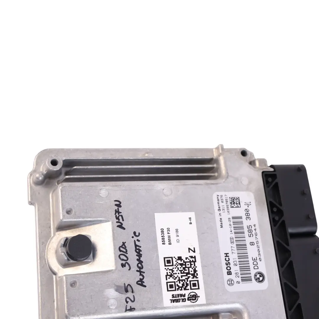 30Dx N57N 258CH Calculateur Moteur DDE Automatique pour BMW X3 F25 X4 F25 à propos du numéro de pièce 8586540 BMW X3 F25 X4 F25 30Dx N57N 258CH Calculateur Moteur DDE Automatique - SKU 8585380 - Numéro de pièce 8586540