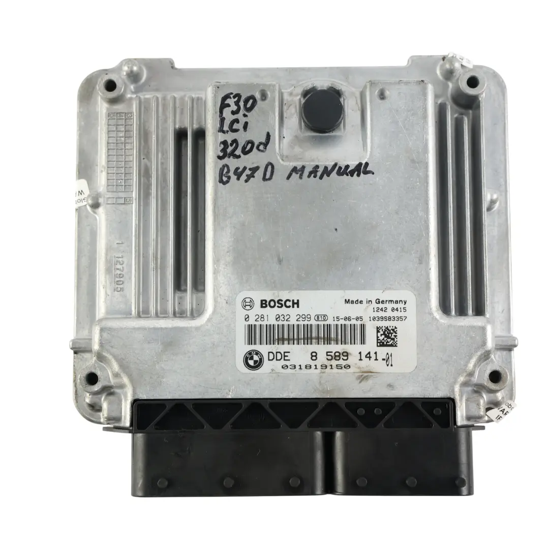 B47 190CH Calculateur Moteur ECU DDE 8589141 Manuel pour BMW F20 F21 LCI F30 F31 à propos du numéro de pièce 8473185 BMW F20 F21 LCI F30 F31 B47 190CH Calculateur Moteur ECU DDE 8589141 Manuel - SKU 8589141-10 - Numéro de pièce 8473185