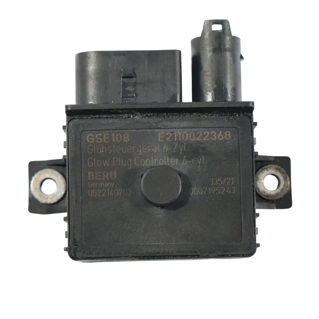 N57 Contrôle Préchauffage Bougie Préchauffage Diesel pour BMW X5 E70 E90 LCI E92 F10 à propos du numéro de pièce 8591724-2 BMW X5 E70 E90 LCI E92 F10 N57 Contrôle Préchauffage Bougie Préchauffage Diesel - SKU 8591724-2 - Numéro de pièce 8591724-2