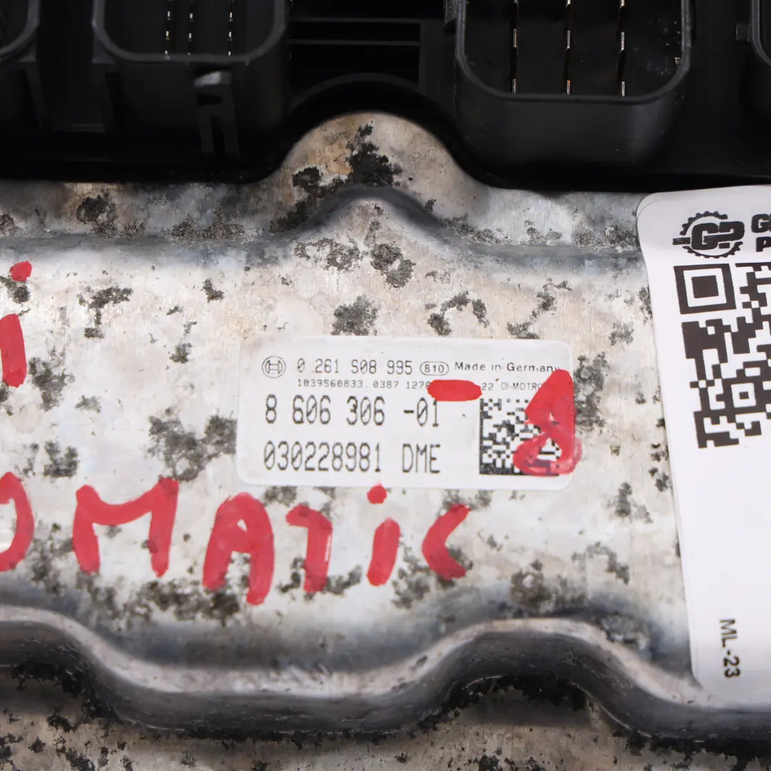 BMW F10 F11 F20 F30 320I 520I N20 184HP Control Motor ECU DME Automático - SKU 8606306-8 - Número de pieza 8606306