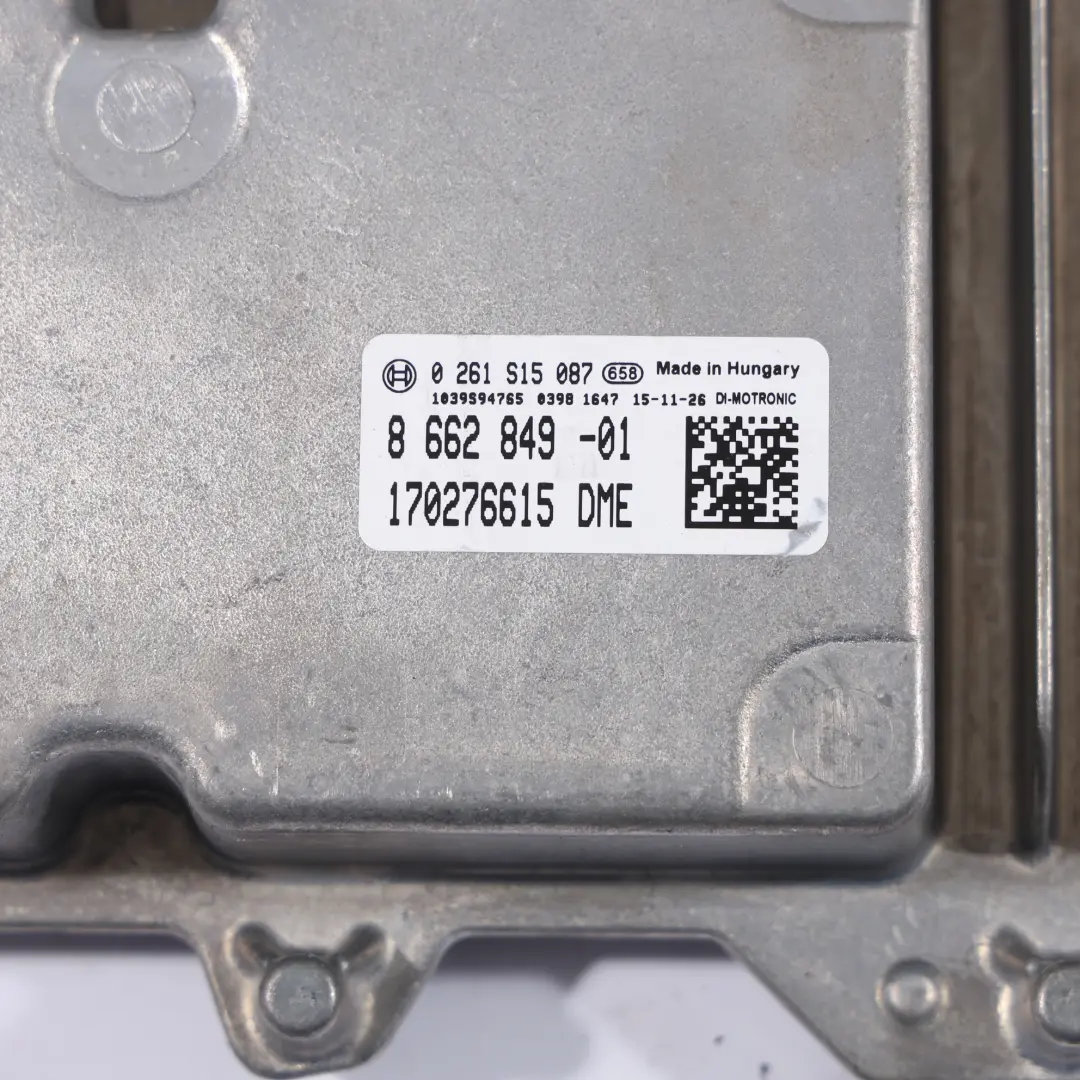 192CH Module Commande Moteur DME Manuel pour Mini Cooper S F54 F55 F56 B48 à propos du numéro de pièce 8662849 Mini Cooper S F54 F55 F56 B48 192CH Module Commande Moteur DME Manuel - SKU 8662849-2 - Numéro de pièce 8662849