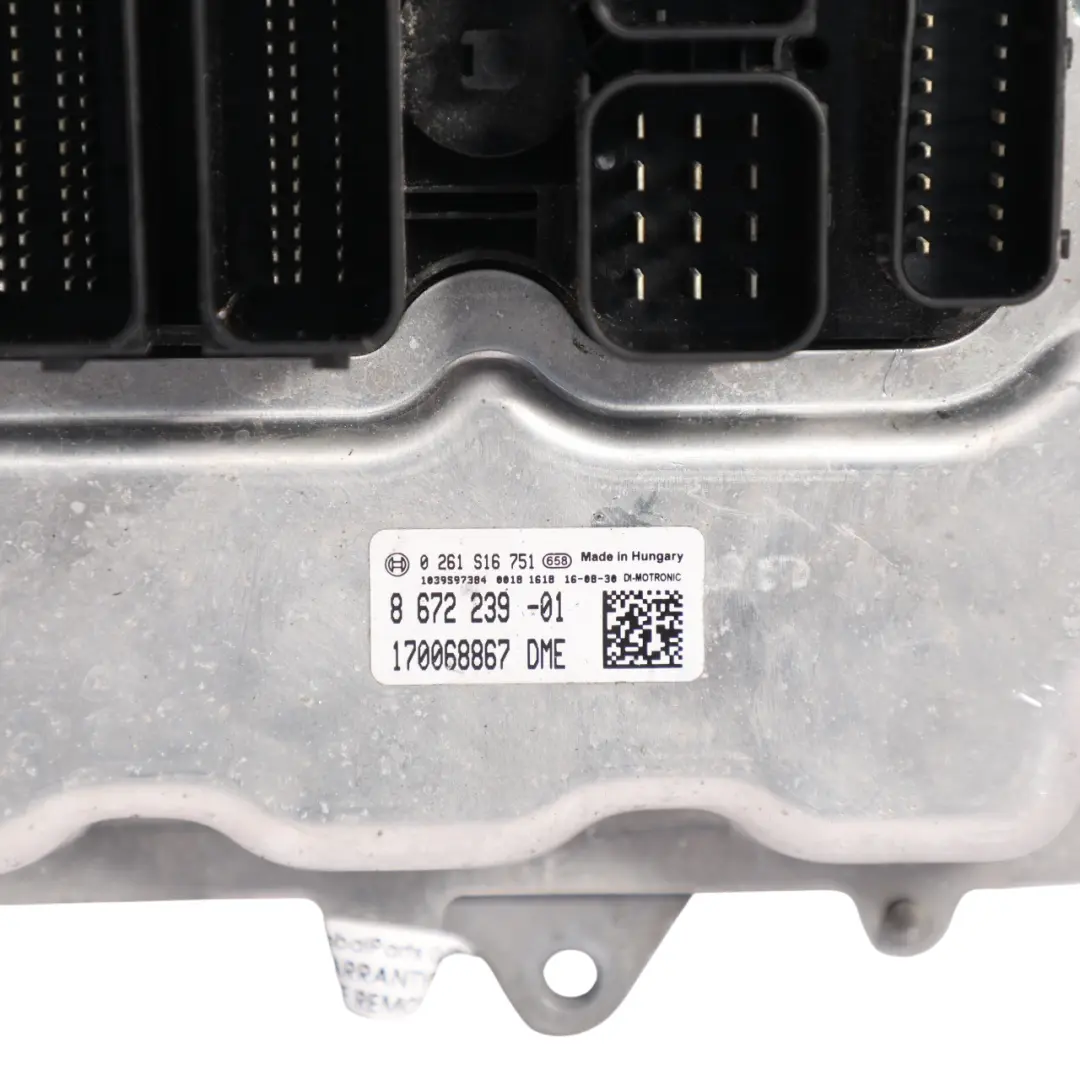 S63N 560HP Engine Control Unit ECU Automatic to BMW F10 M5 F12 F13 M6 with Part number 8672239 BMW F10 M5 F12 F13 M6 S63N 560HP Engine Control Unit ECU Automatic - SKU 8672239-2 - Part number 8672239