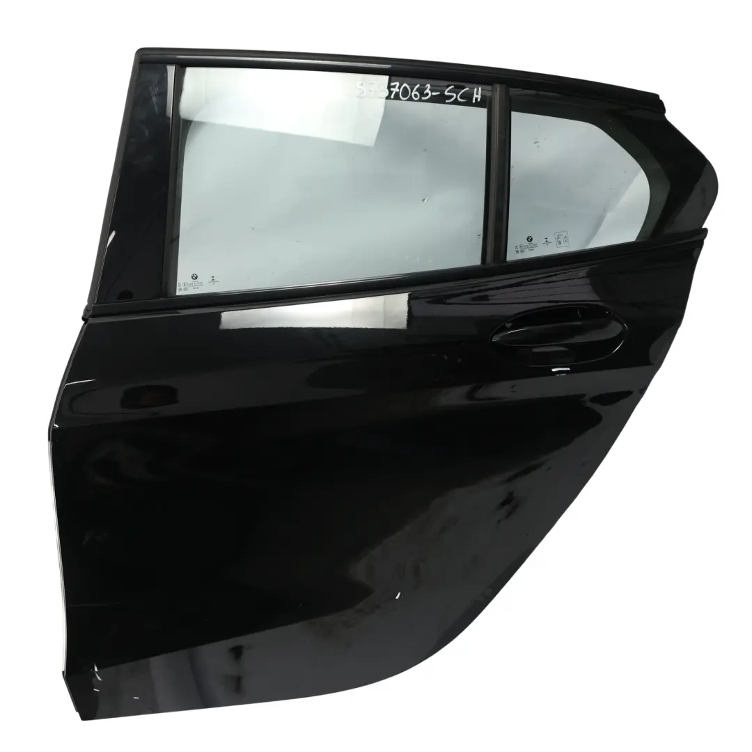 BMW F40 Rear Left Door N/S Covering Panel Schwarz 2 Black - 668 - SKU 8737063-SCH - Part number 8737063