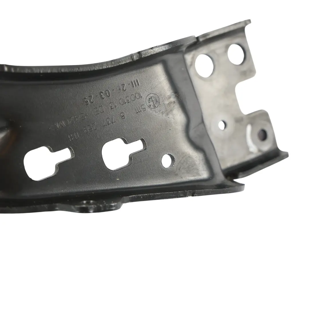 BMW F70 F74 F78 Paraurti Anteriore Verticale Staffa Connettore Sinistra - SKU 8737259 - Numero di parte 8737259
