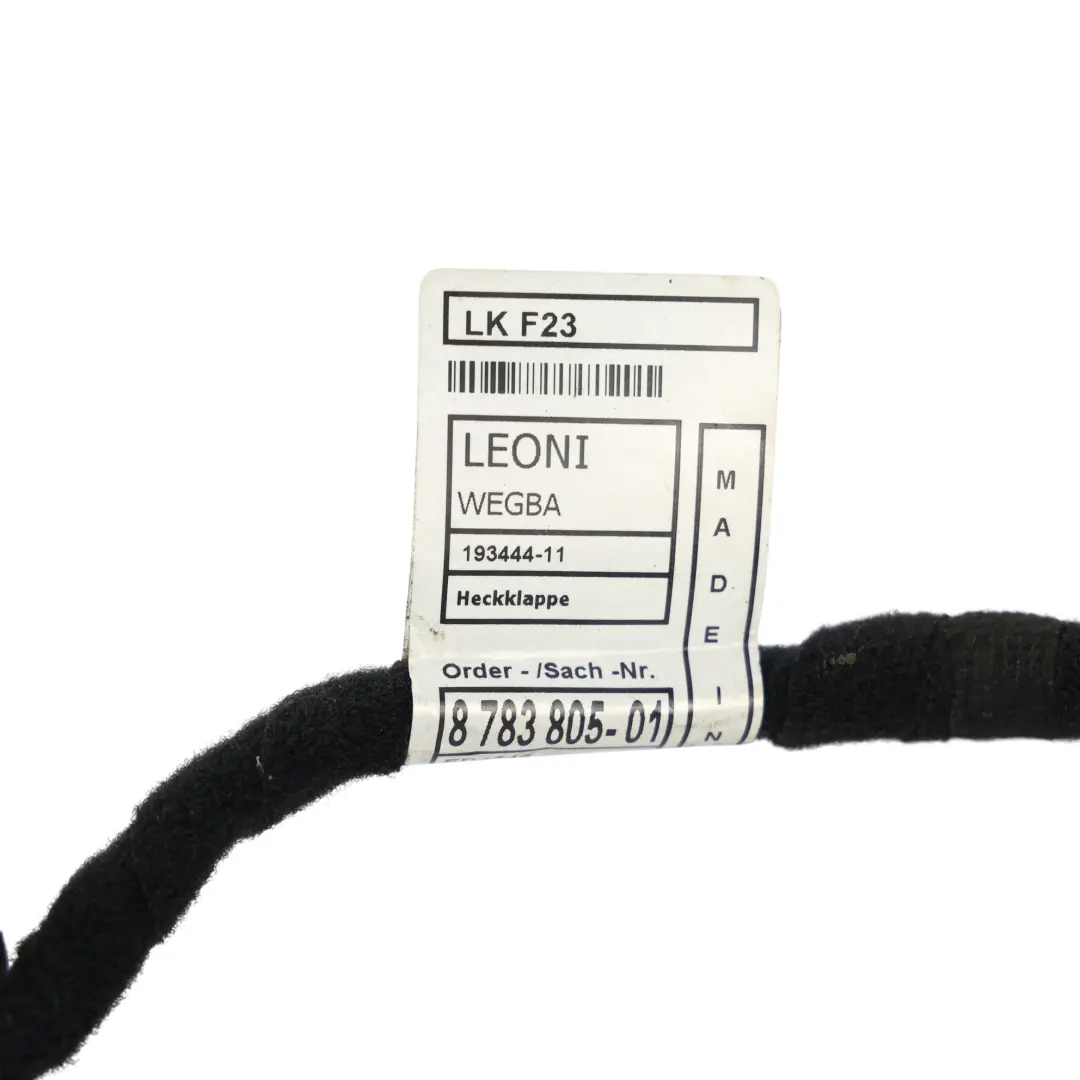 Portellone Posteriore Cablaggio Cavo 8784903 per BMW F23 LCI con numero di parte 8783805 BMW F23 LCI Portellone Posteriore Cablaggio Cavo 8784903 - SKU 8783805 - Numero di parte 8783805