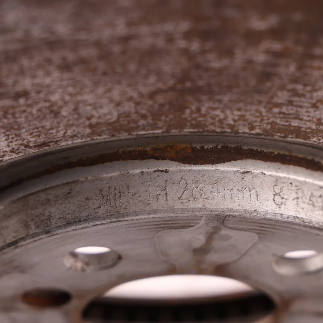 BMW F70 F74 F78 Front Brake Disc Plate Left Right N/O/S Kit Set x2 - SKU 8841936 - Part number 8841936