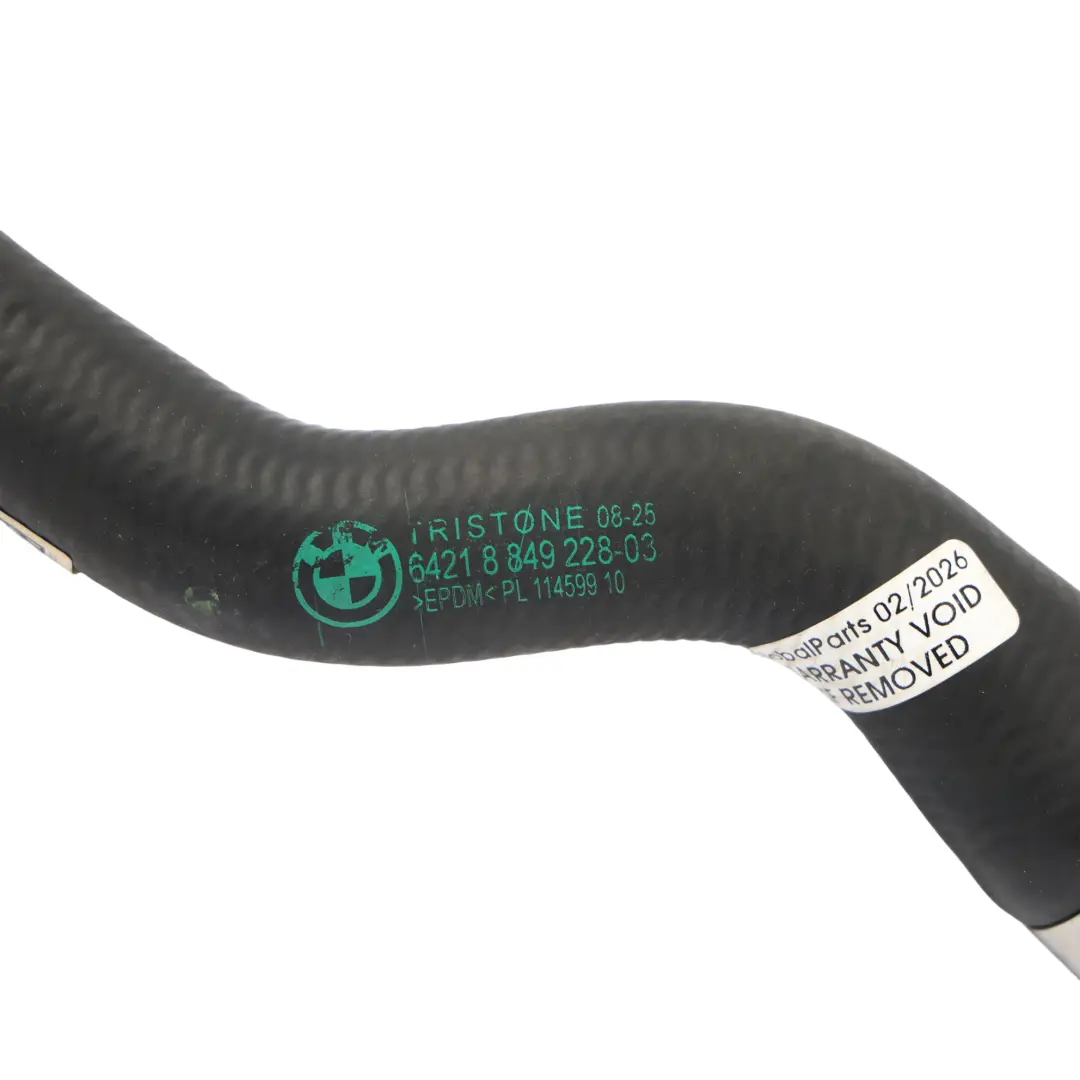 BMW F70 F74 F78 Gran Coupé Tubo Flessibile Acqua Refrigerante - SKU 8849228 - Numero di parte 8849228