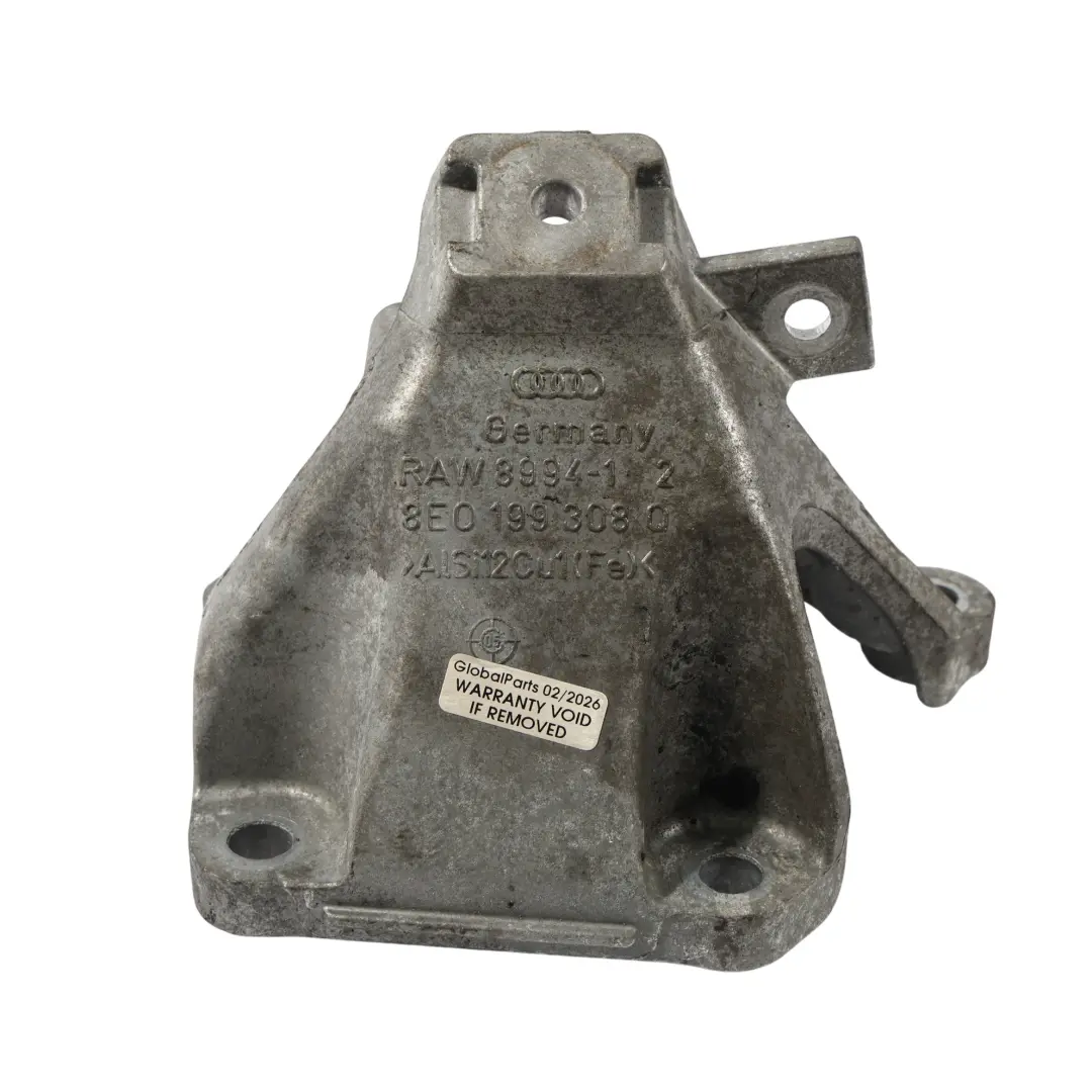 Bracket Mount Right O/S 3.2 FSI AUK to Audi A4 B7 8E Engine with Part number 8E0199308Q Audi A4 B7 8E Engine Bracket Mount Right O/S 3.2 FSI AUK - SKU 8E0199308Q - Part number 8E0199308Q