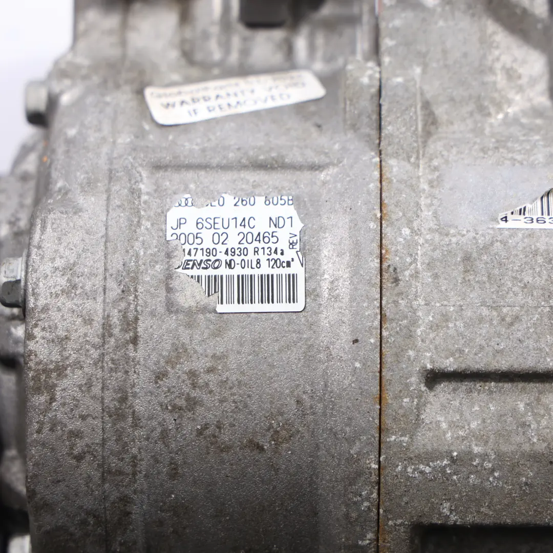 Audi A4 B7 Aire Acondicionado Compresor Bomba A/C - SKU 8E0260805BJ-1 - Número de pieza 8E0260805BJ