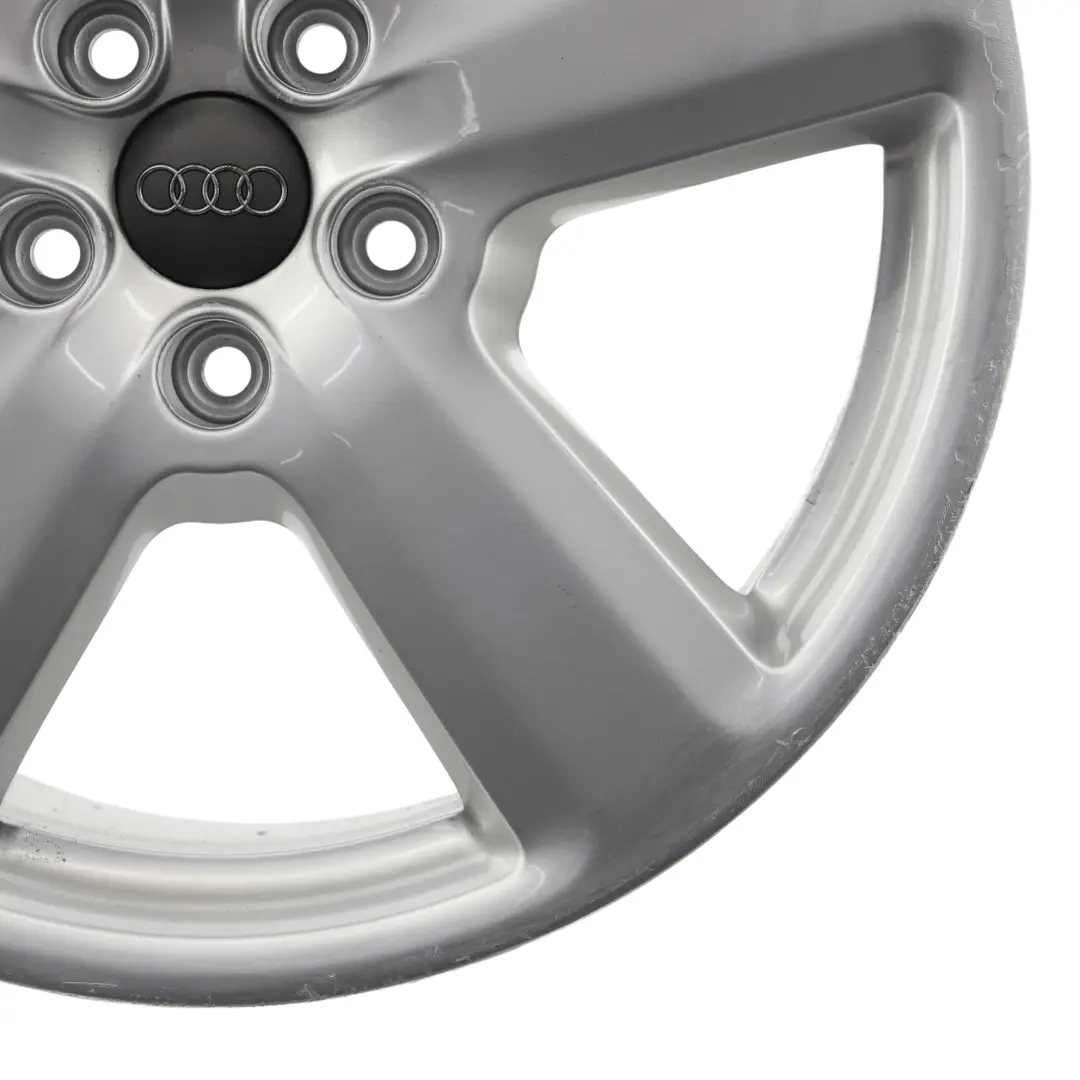 Llanta de aleación plateada Audi A4 B7 18" ET:43 8J para con número de pieza 8E0601025AK Llanta de aleación plateada Audi A4 B7 18" ET:43 8J - SKU 8E0601025AK-1 - Número de pieza 8E0601025AK