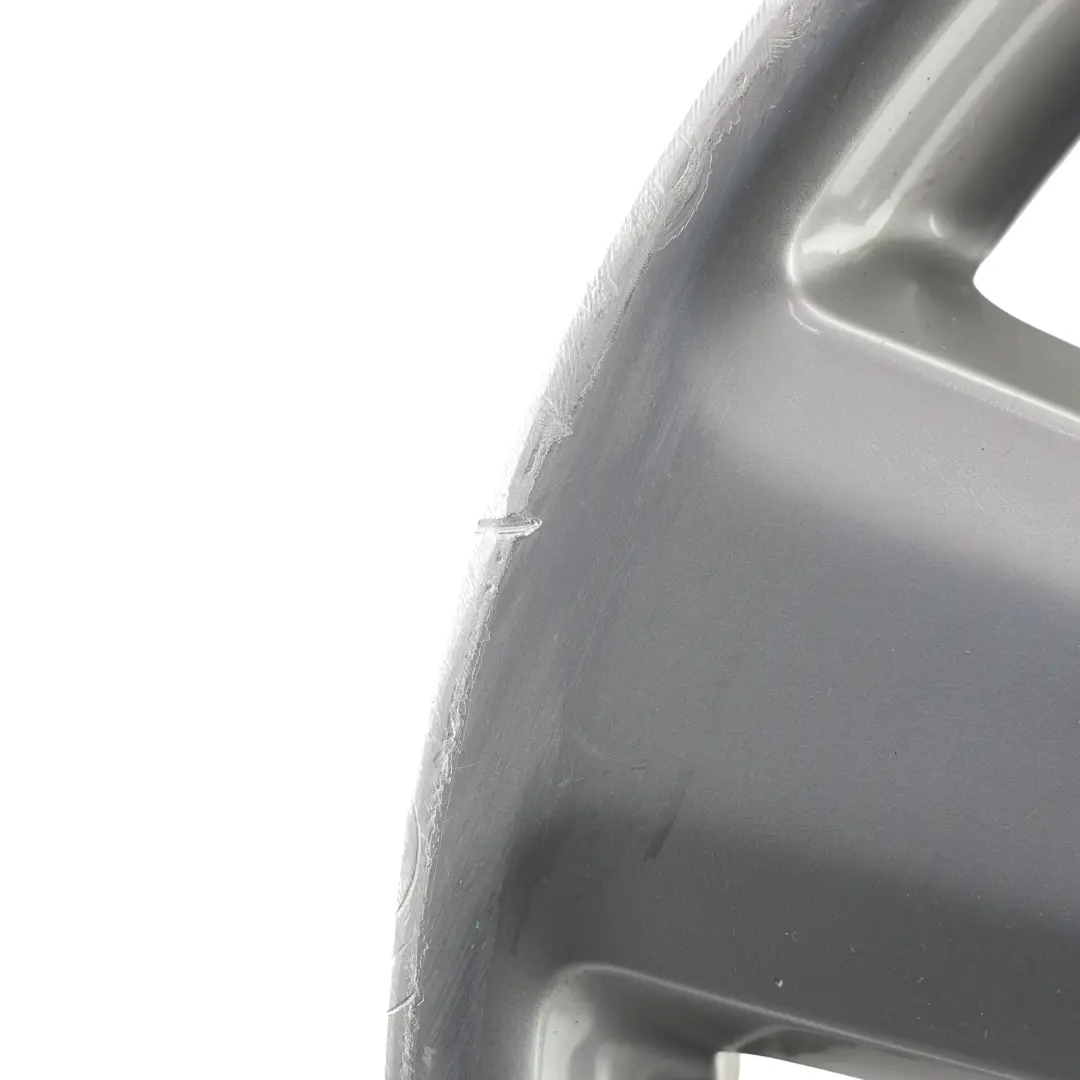 Audi A4 B7 Silberne Leicht Metall Felge 18" ET:43 8J - SKU 8E0601025AK-1 - Teilenummer 8E0601025AK