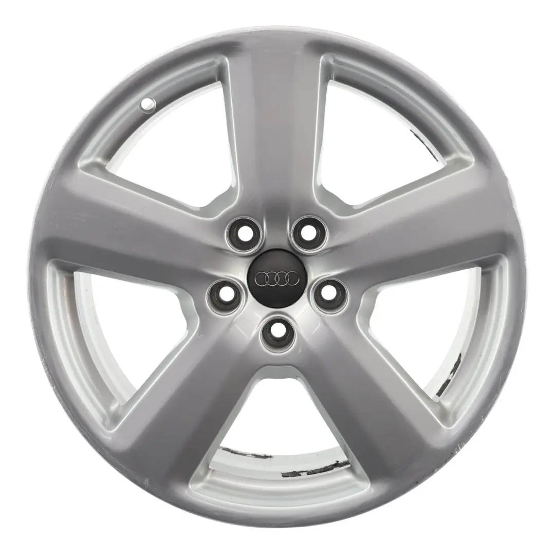 Audi A4 B7 Silberne Alufelge Leichtmetallfelge 18" ET:43 8J - SKU 8E0601025AK-6 - Teilenummer 8E0601025AK