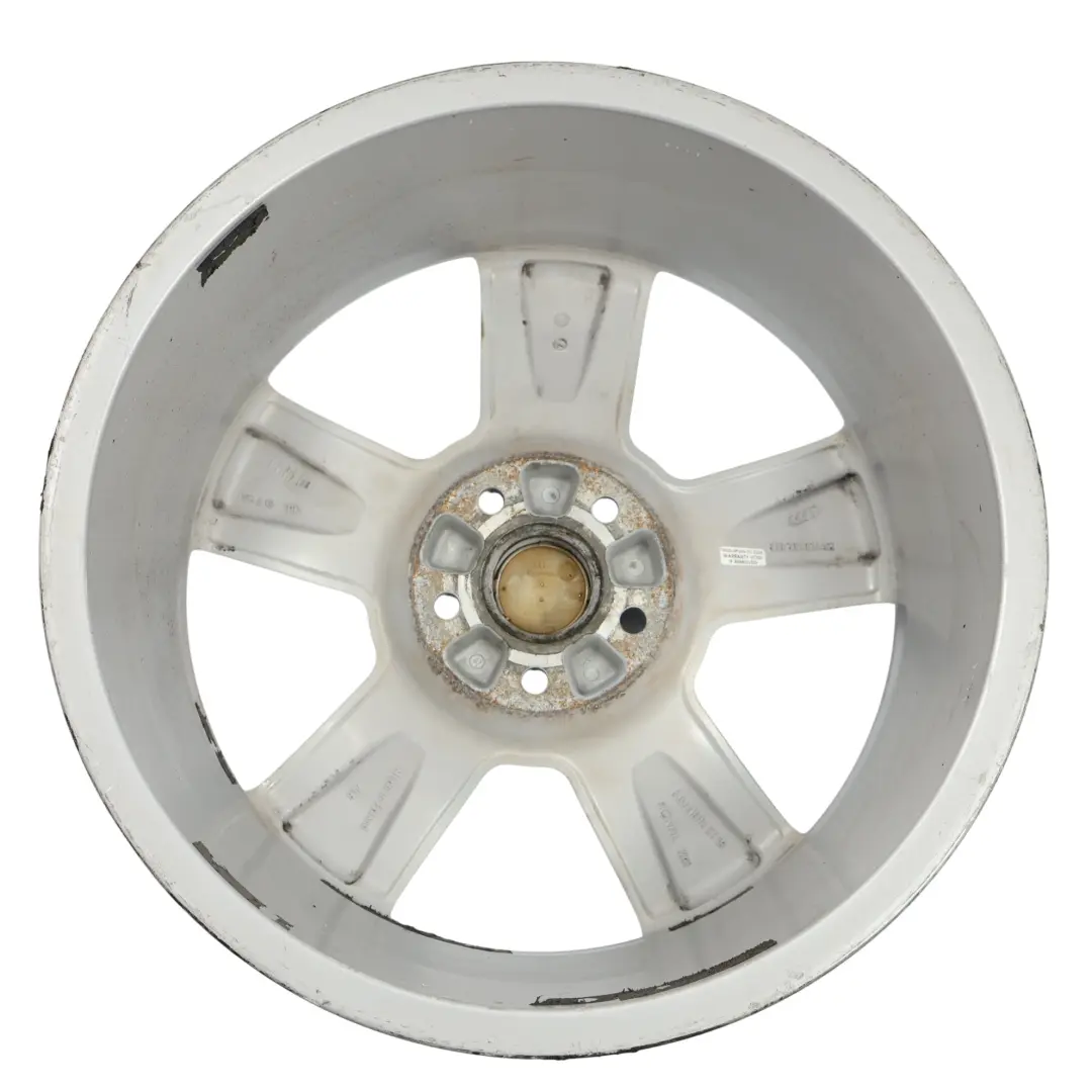 Audi A4 B7 Silberne Alufelge Leichtmetallfelge 18" ET:43 8J - SKU 8E0601025AK-6 - Teilenummer 8E0601025AK