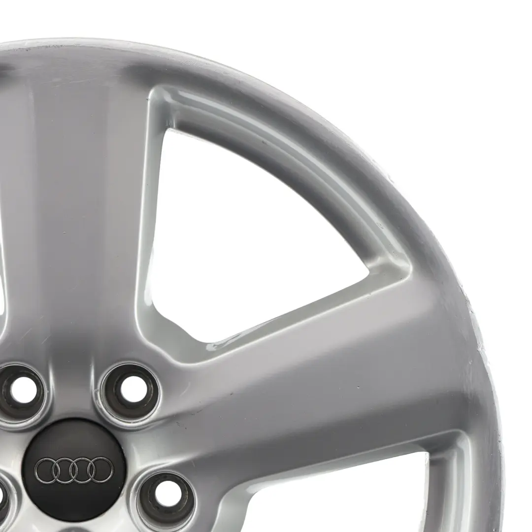 Silberne Alufelge Leichtmetallfelge 18" ET:43 8J für Audi A4 B7 mit Teilenummer 8E0601025AK Audi A4 B7 Silberne Alufelge Leichtmetallfelge 18" ET:43 8J - SKU 8E0601025AK-6 - Teilenummer 8E0601025AK