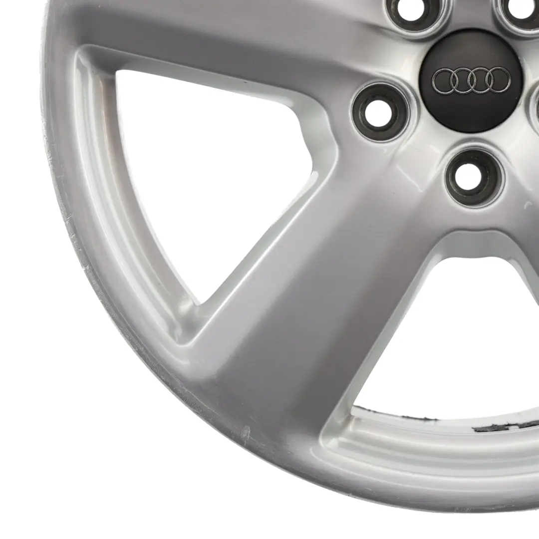 Audi A4 B7 Silberne Alufelge Leichtmetallfelge 18" ET:43 8J - SKU 8E0601025AK-6 - Teilenummer 8E0601025AK