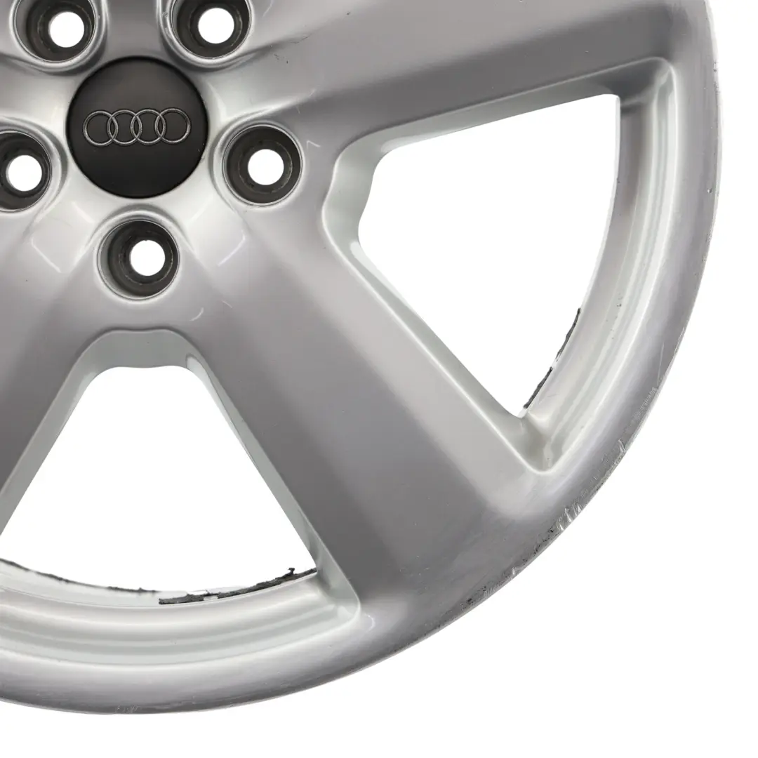 Audi A4 B7 Silberne Alufelge Leichtmetallfelge 18" ET:43 8J - SKU 8E0601025AK-6 - Teilenummer 8E0601025AK