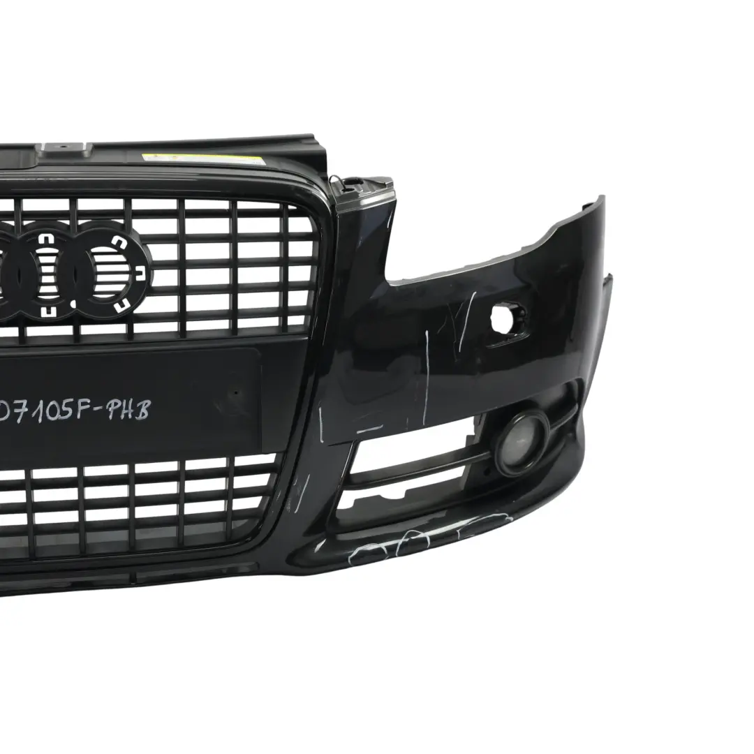 Audi A4 B7 Front Bumper Cover Panelling Phantom Black - Z9Y - SKU 8E0807105F-PHB - Part number 8E0807105F