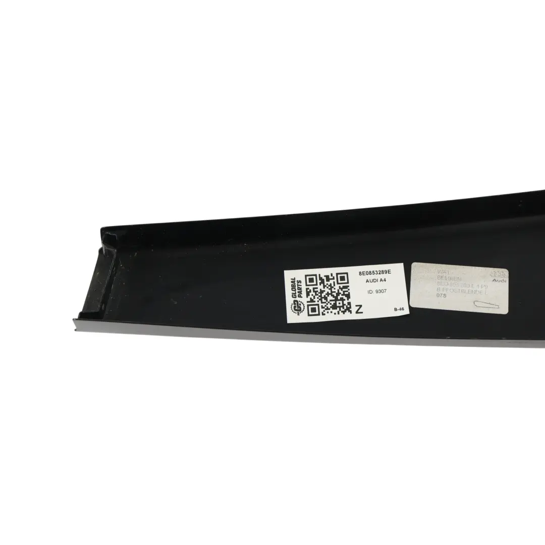 Pillar Outer Cover Trim Blende Left N/S Black to Audi A4 B7 B with Part number 8E0853289E Audi A4 B7 B Pillar Outer Cover Trim Blende Left N/S Black - SKU 8E0853289E - Part number 8E0853289E