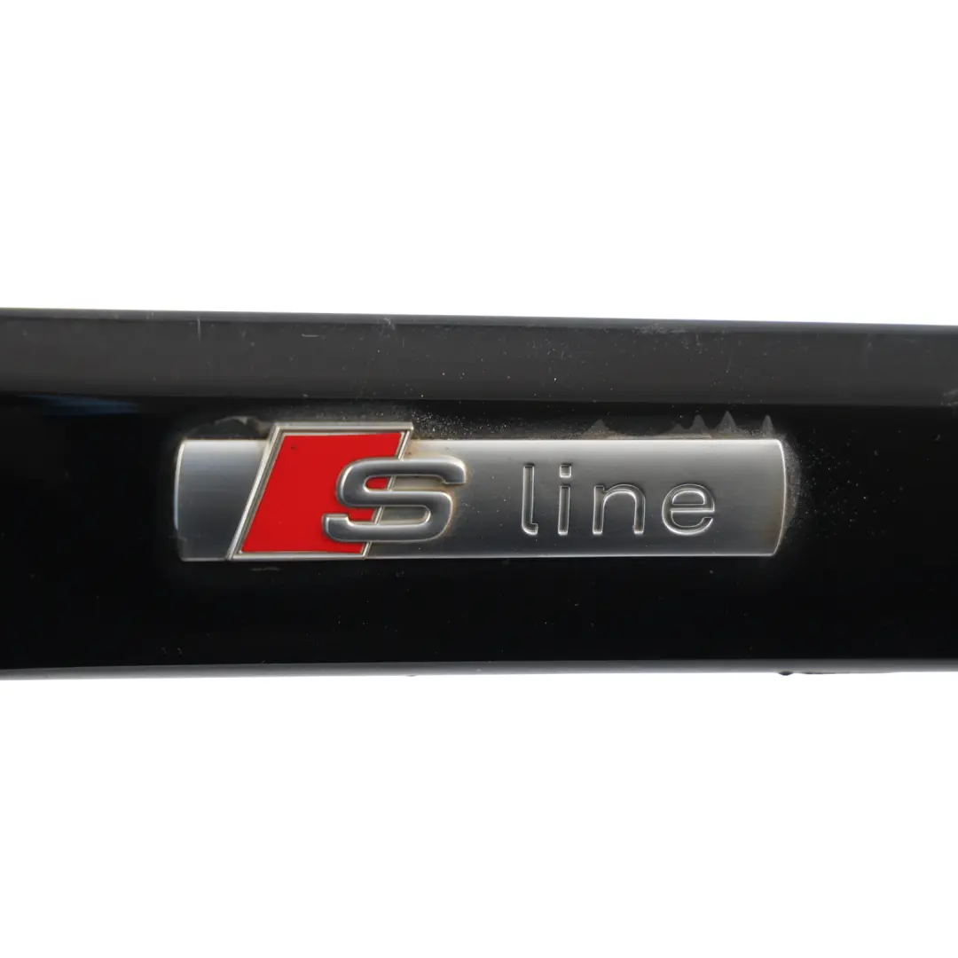 Door Strip Moulding Trim Cover Right O/S Brilliant Black - Y9B to Audi A4 B7 Rear with Part number 8E0853964 Audi A4 B7 Rear Door Strip Moulding Trim Cover Right O/S Brilliant Black - Y9B - SKU 8E0853964-BBL - Part number 8E0853964