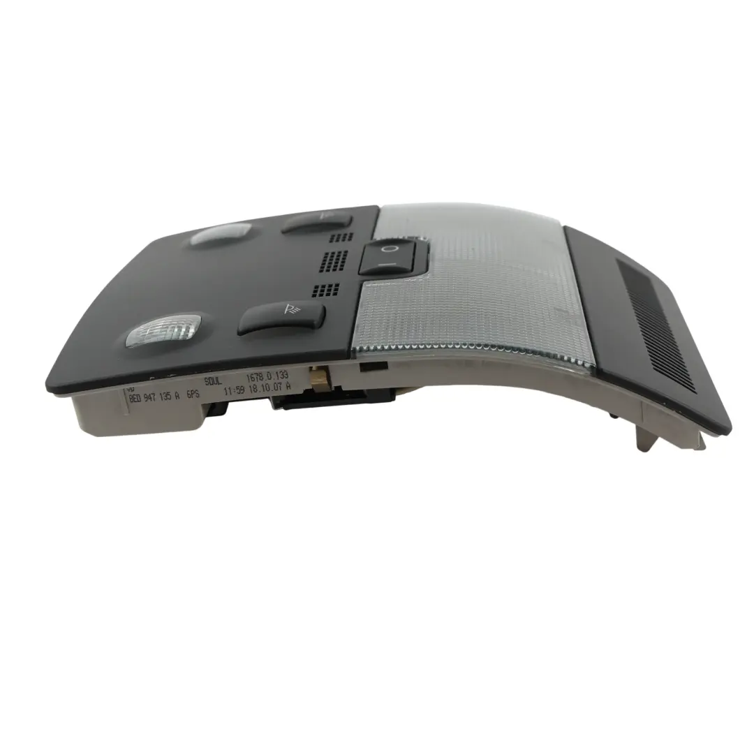 Interior Headliner Courtesy Roof Reading Light Lamp Panel to Audi A4 B7 with Part number 8E0947135A Audi A4 B7 Interior Headliner Courtesy Roof Reading Light Lamp Panel - SKU 8E0947135A-1 - Part number 8E0947135A