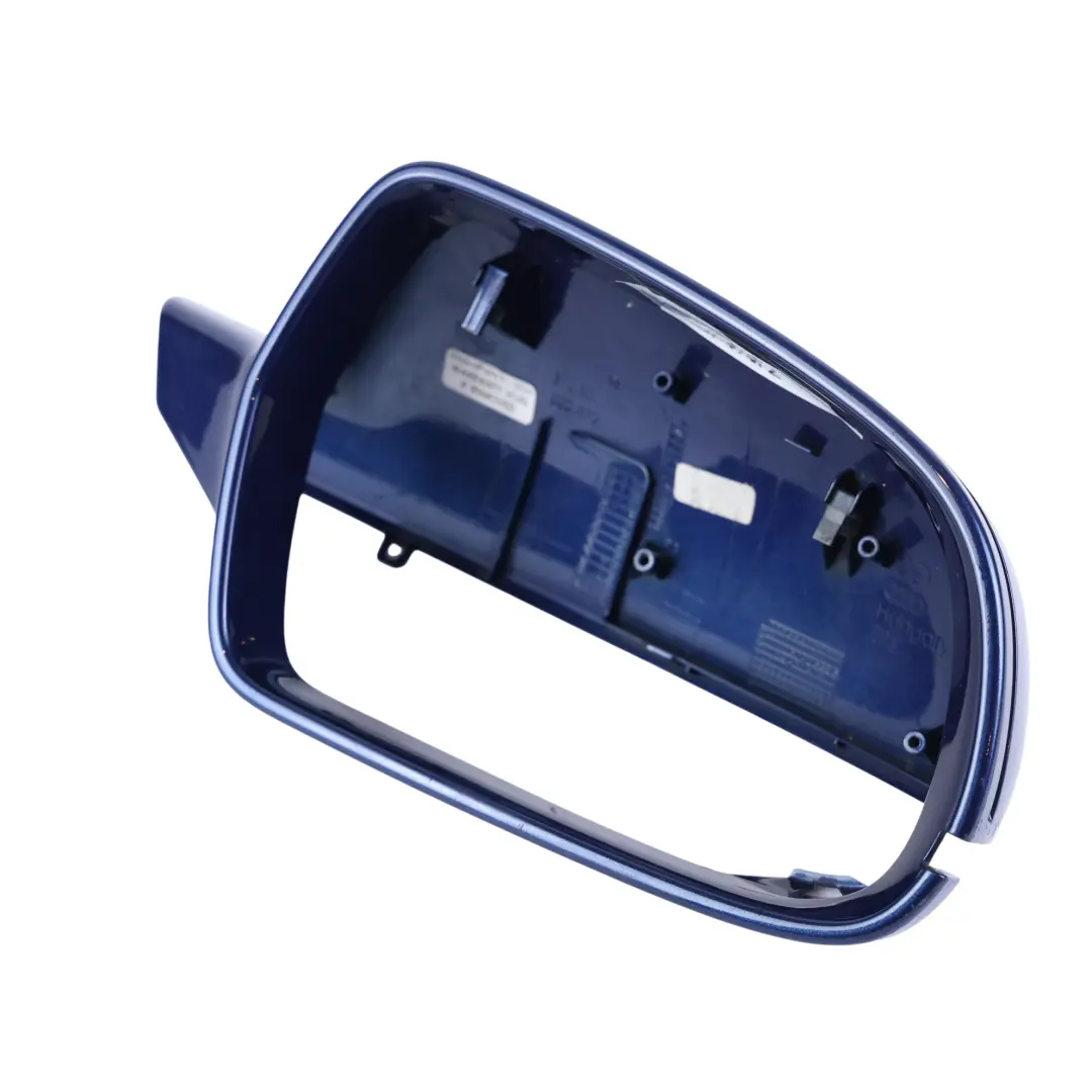 Audi A3 8P A4 B8 A5 8T Wing Mirror Cover Housing Door Right O/S Scuba Blue - X5Q - SKU 8F0857528-SCB - Part number 8F0857528