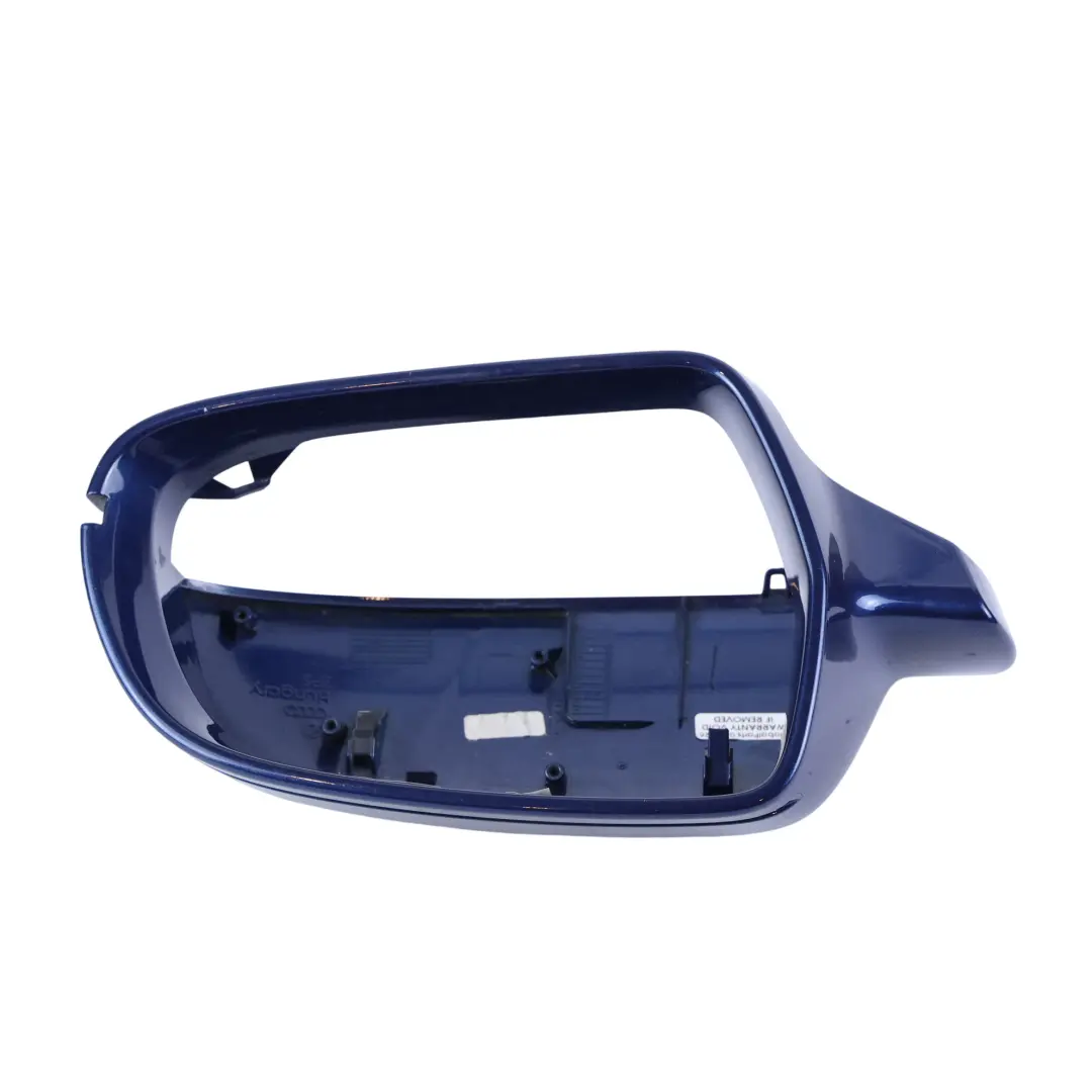 Audi A3 8P A4 B8 A5 8T Wing Mirror Cover Housing Door Right O/S Scuba Blue - X5Q - SKU 8F0857528-SCB - Part number 8F0857528