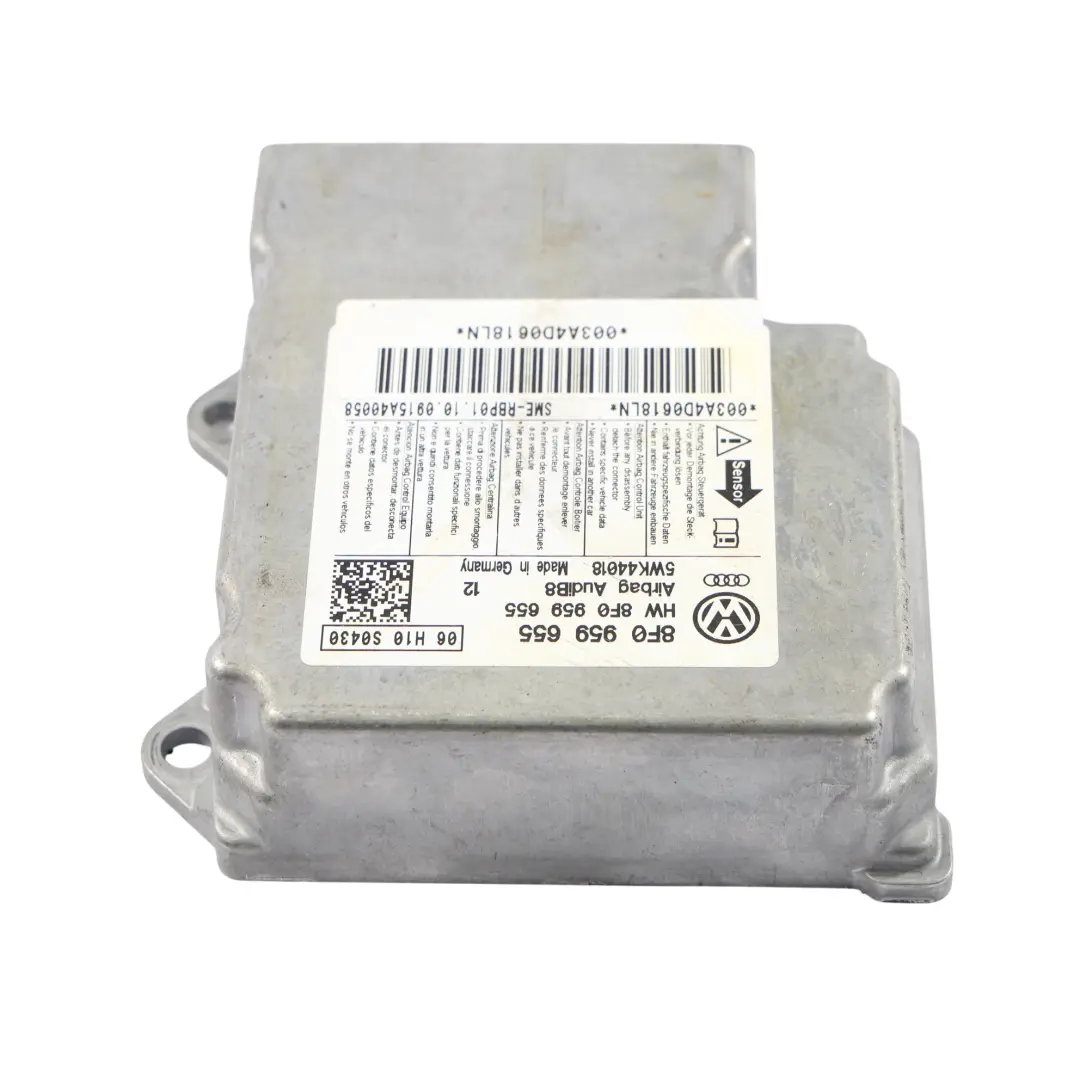 Audi A5 8F Cabrio Air Module Control Unit ECU Crash Control - SKU RHD-8F0959655 - Part number 8F0959655