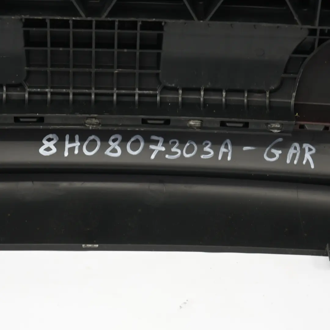 Audi A4 B7 Rear Bumper Trim Panel Covering Garnet Red Pearl Effect - Z3F - SKU 8H0807303A-GAR - Part number 8H0807303A