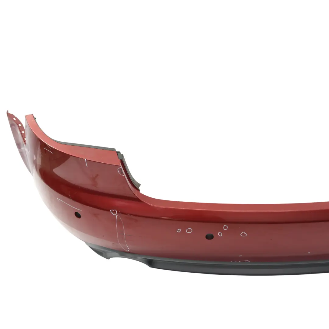 Bumper Trim Panel Covering Garnet Red Pearl Effect - Z3F to Audi A4 B7 Rear with Part number 8H0807303A Audi A4 B7 Rear Bumper Trim Panel Covering Garnet Red Pearl Effect - Z3F - SKU 8H0807303A-GAR - Part number 8H0807303A