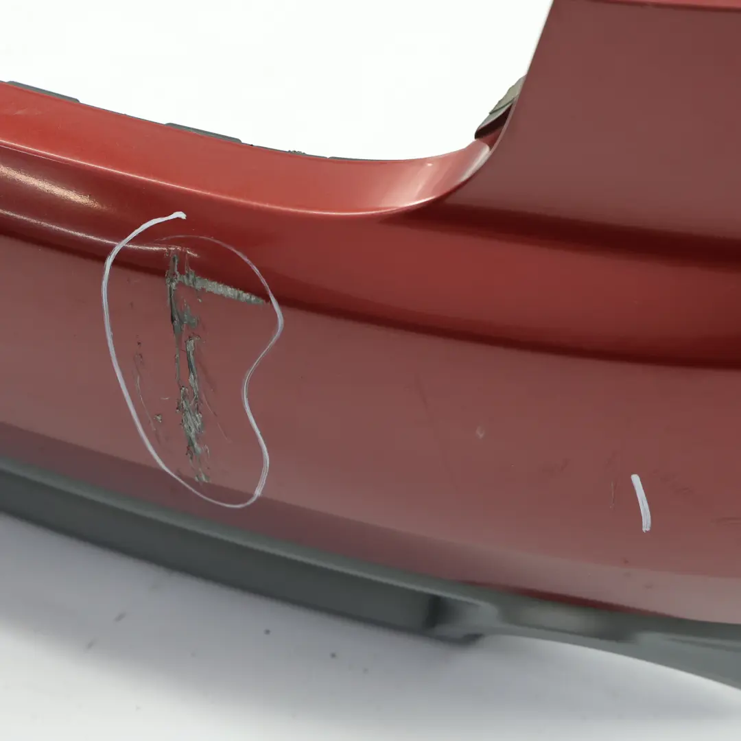 Audi A4 B7 Rear Bumper Trim Panel Covering Garnet Red Pearl Effect - Z3F - SKU 8H0807303A-GAR - Part number 8H0807303A