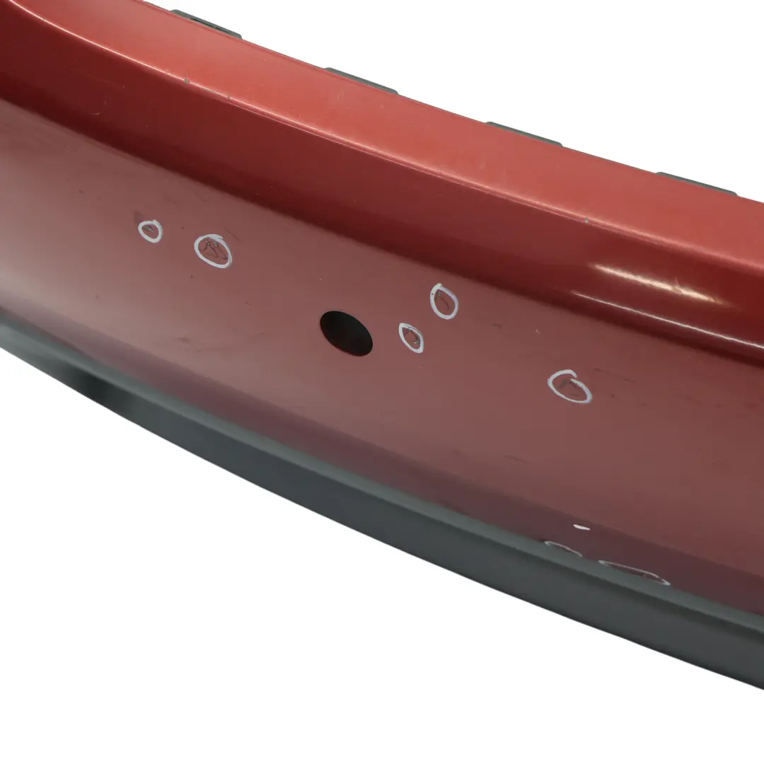 Bumper Trim Panel Covering Garnet Red Pearl Effect - Z3F to Audi A4 B7 Rear with Part number 8H0807303A Audi A4 B7 Rear Bumper Trim Panel Covering Garnet Red Pearl Effect - Z3F - SKU 8H0807303A-GAR - Part number 8H0807303A