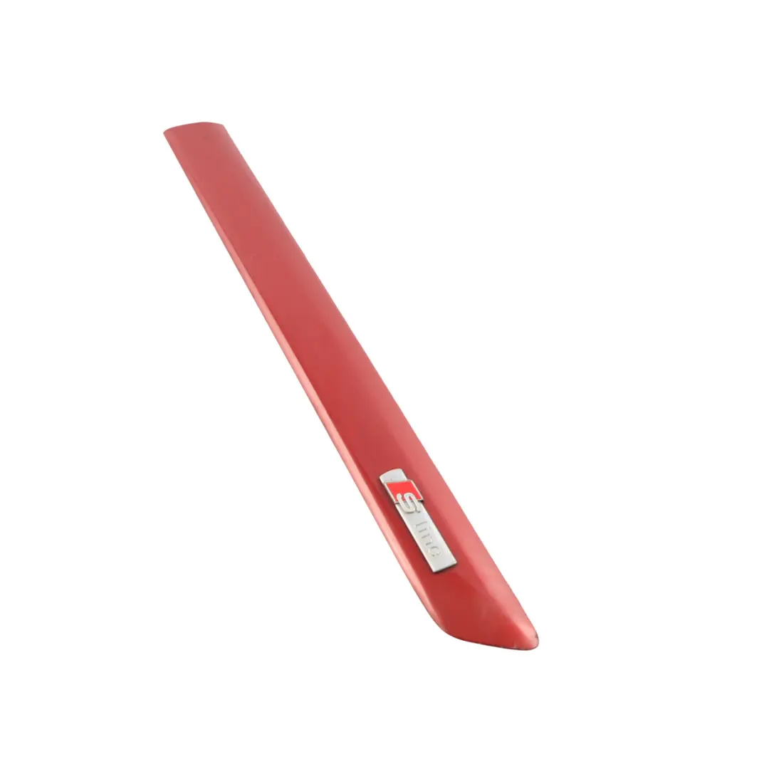 Audi A4 B8 Cabrio S-Line Rear Door Trim Strip Left N/S Garnet Red-Z3F - SKU 8H0853983-GAR - Part number 8H0853983